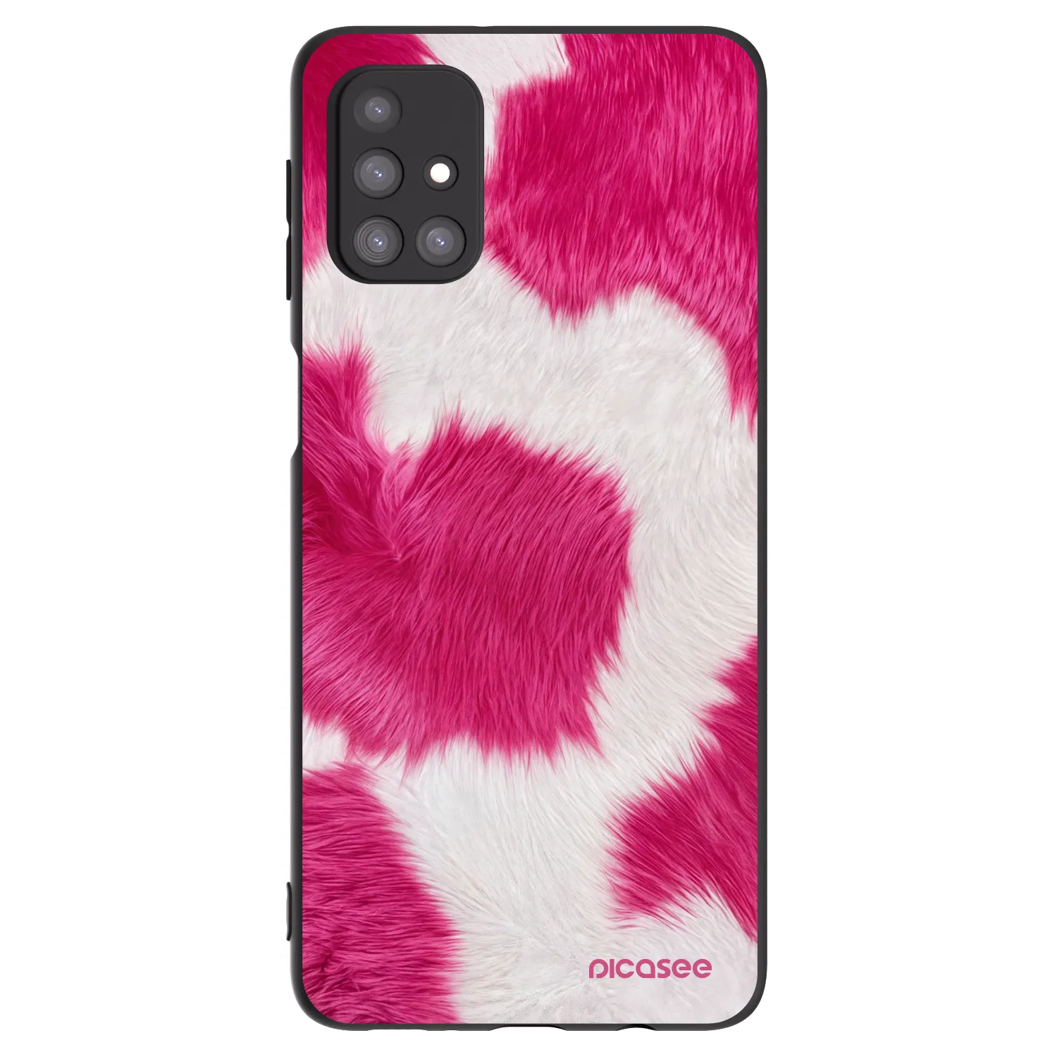 Picasee husă neagră din silicon pentru Samsung Galaxy M31s - Pink Moo