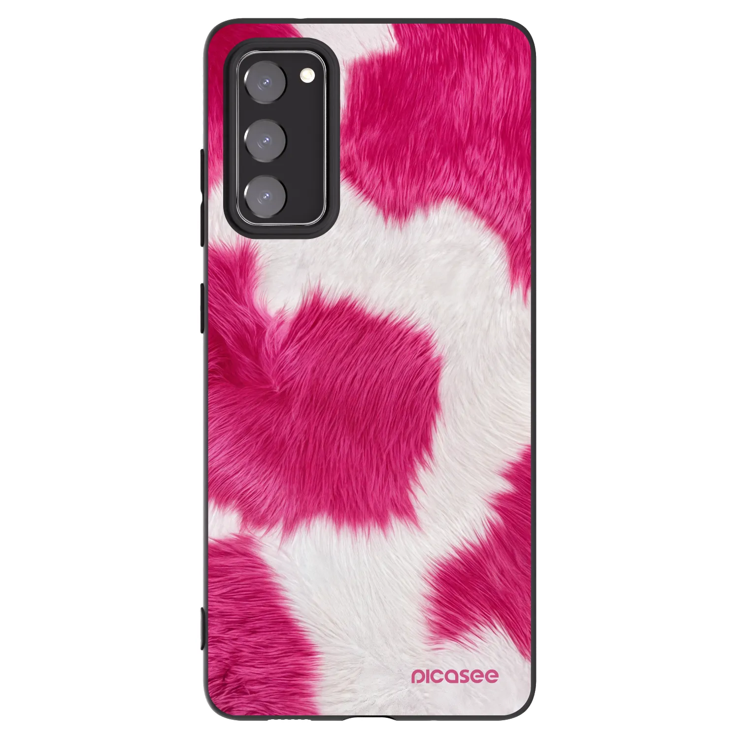 Picasee husă neagră din silicon pentru Samsung Galaxy S20 FE - Pink Moo