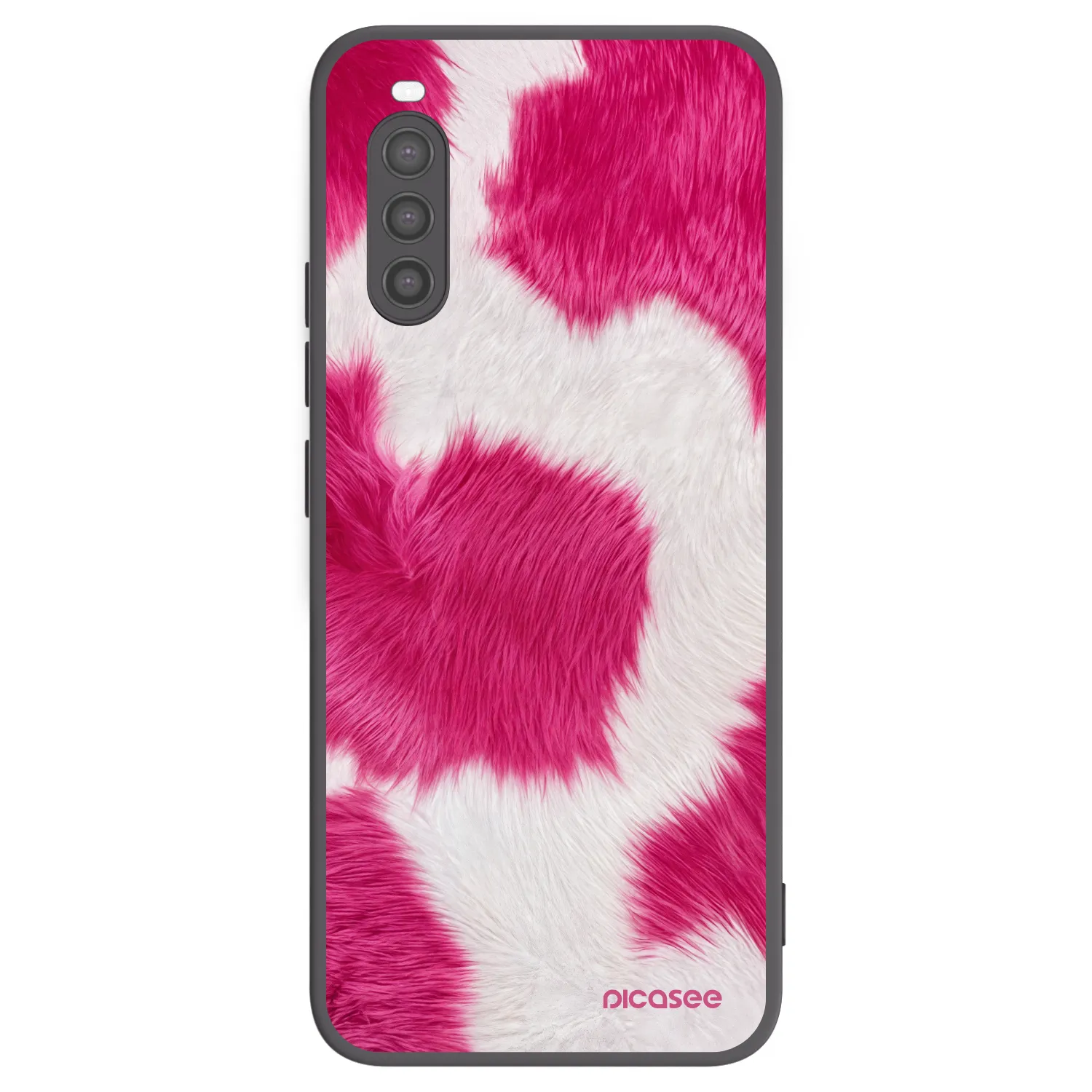 Picasee husă neagră din silicon pentru Sony Xperia 10 II - Pink Moo