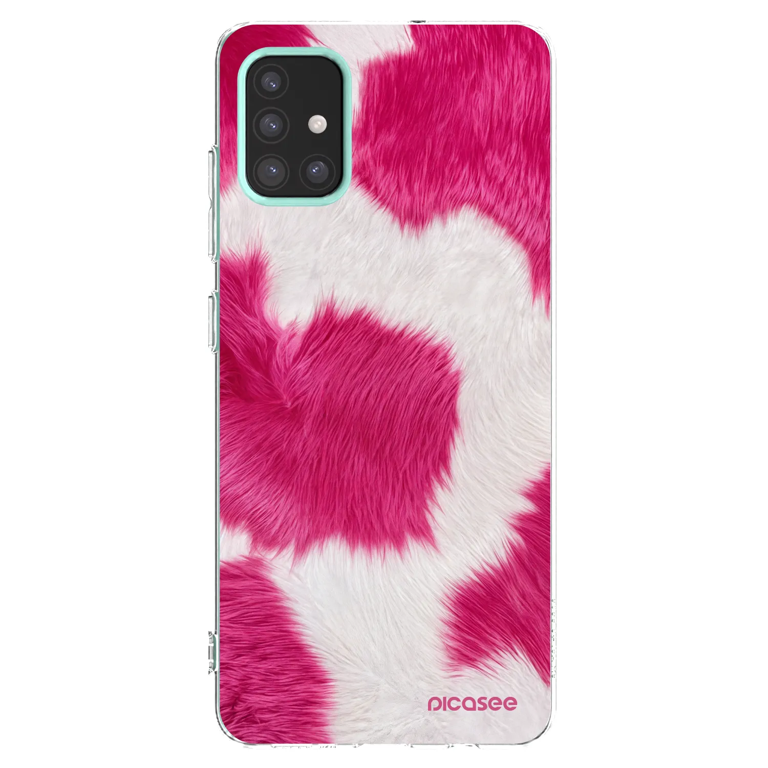 Picasee husă transparentă din silicon pentru Samsung Galaxy M31s - Pink Moo