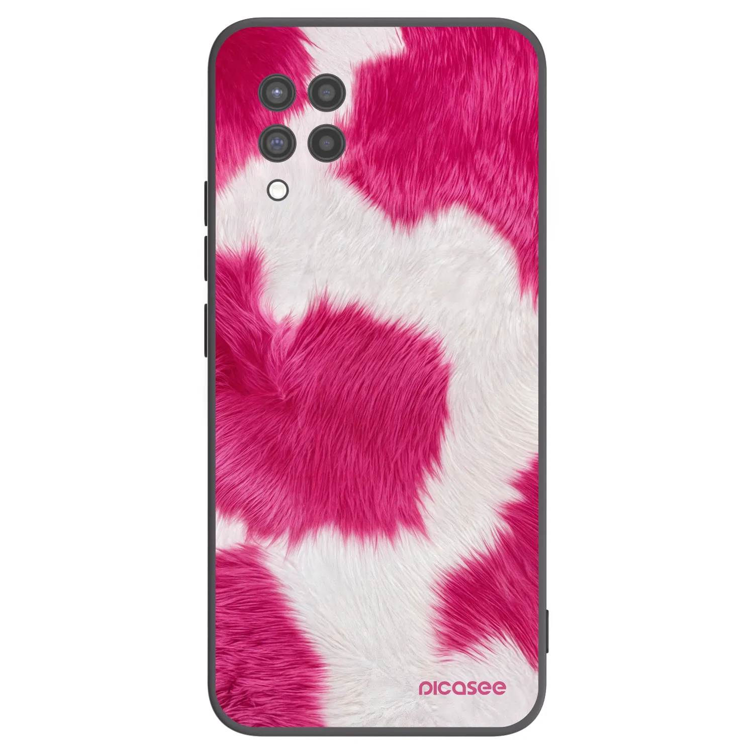 Picasee husă neagră din silicon pentru Samsung Galaxy A42 A426B - Pink Moo