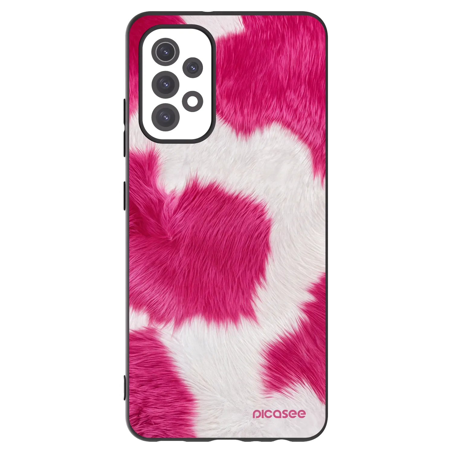 Picasee husă neagră din silicon pentru Samsung Galaxy A32 5G A326B - Pink Moo