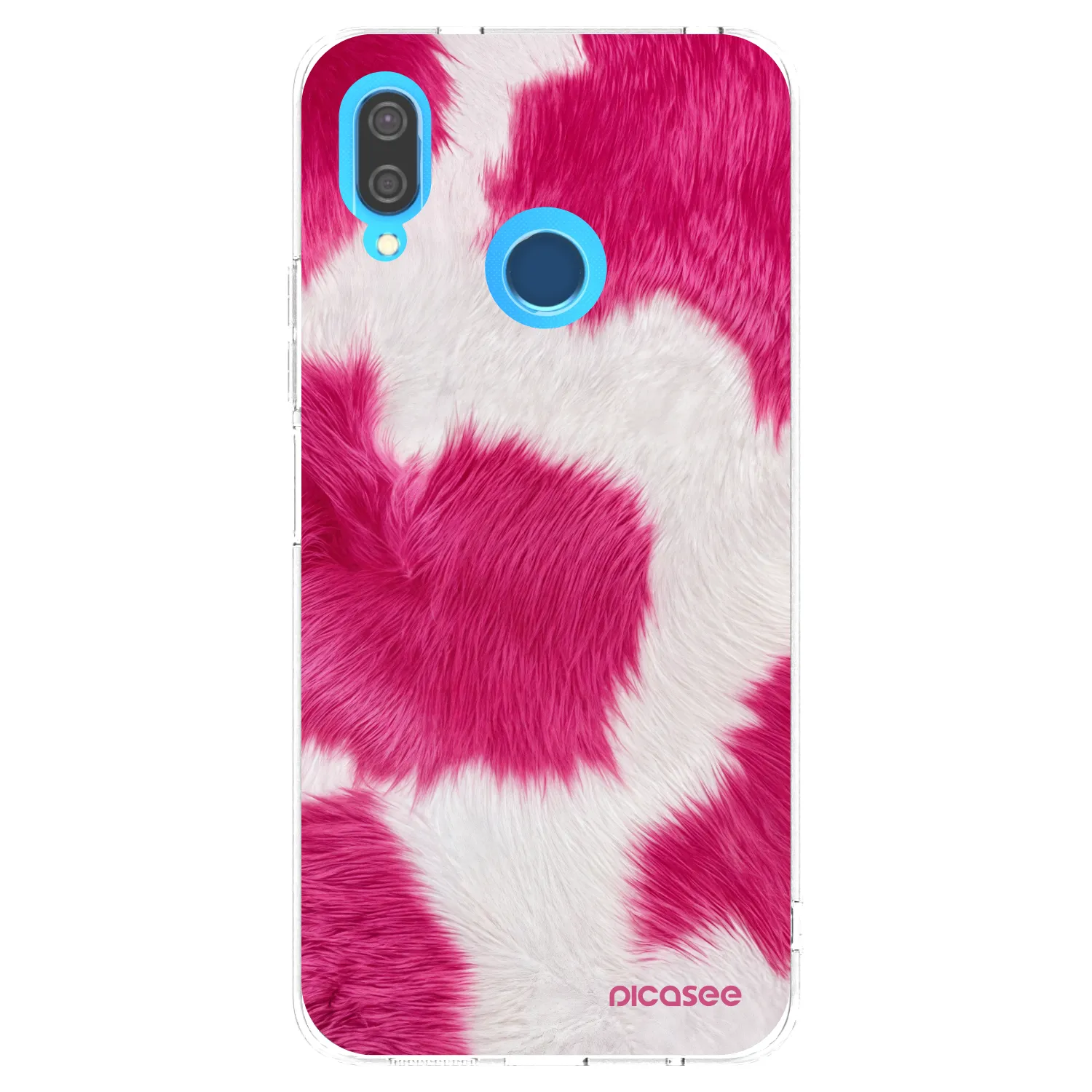 Picasee husă transparentă din silicon pentru Huawei P20 Lite - Pink Moo