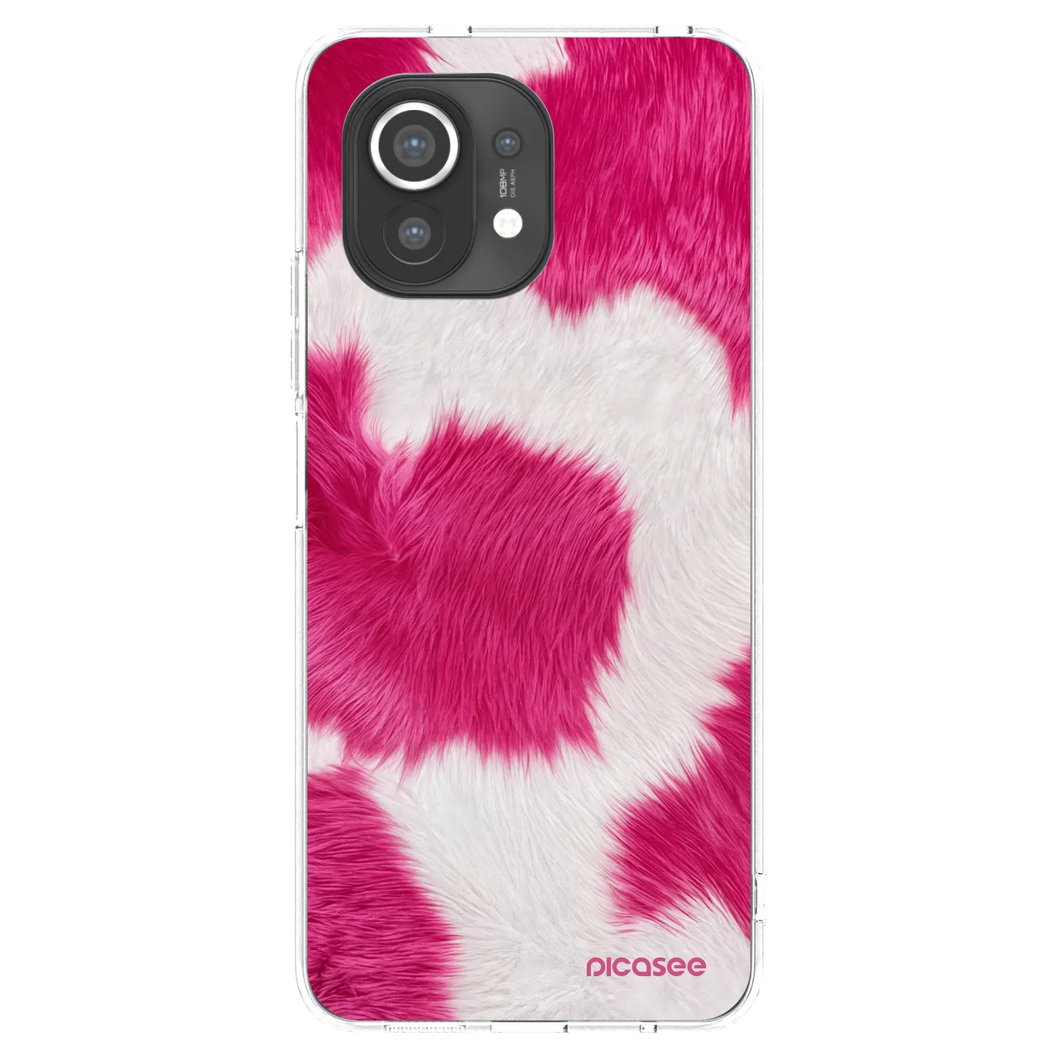 Picasee husă transparentă din silicon pentru Xiaomi Mi 11 - Pink Moo
