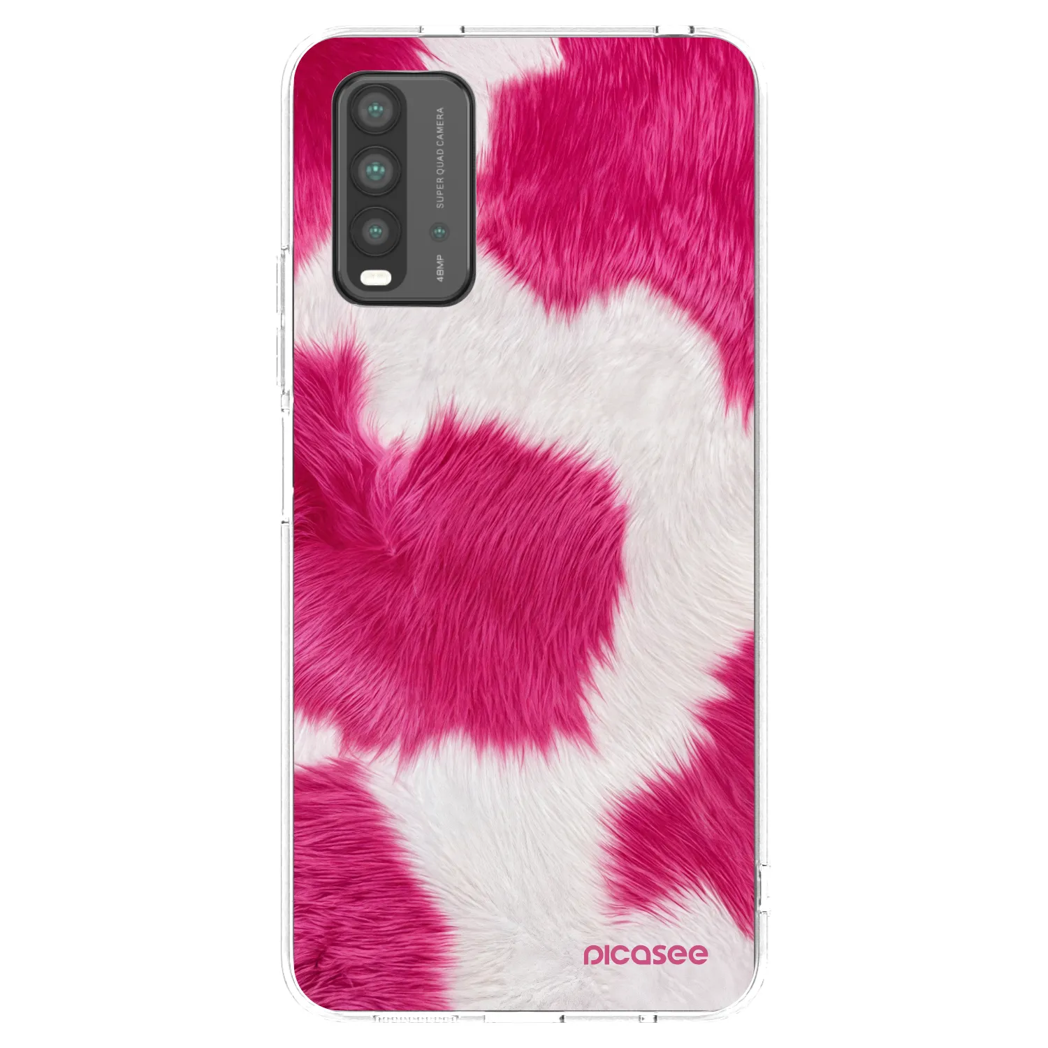 Picasee husă transparentă din silicon pentru Xiaomi Redmi 9T - Pink Moo