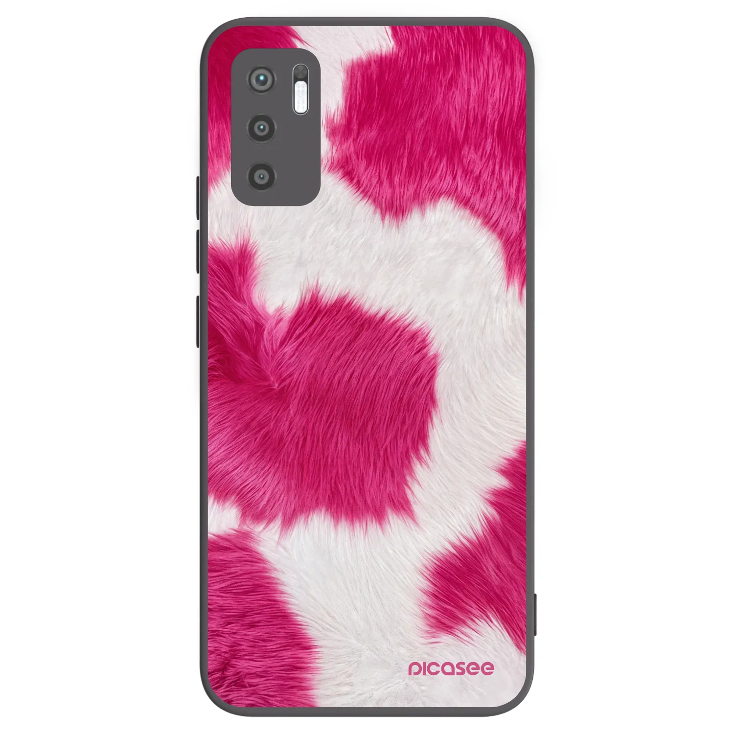Picasee husă neagră din silicon pentru Xiaomi Redmi Note 10 5G - Pink Moo