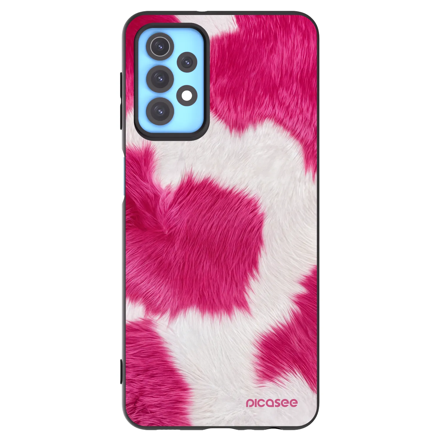 Picasee husă neagră din silicon pentru Samsung Galaxy A32 4G SM-A325F - Pink Moo