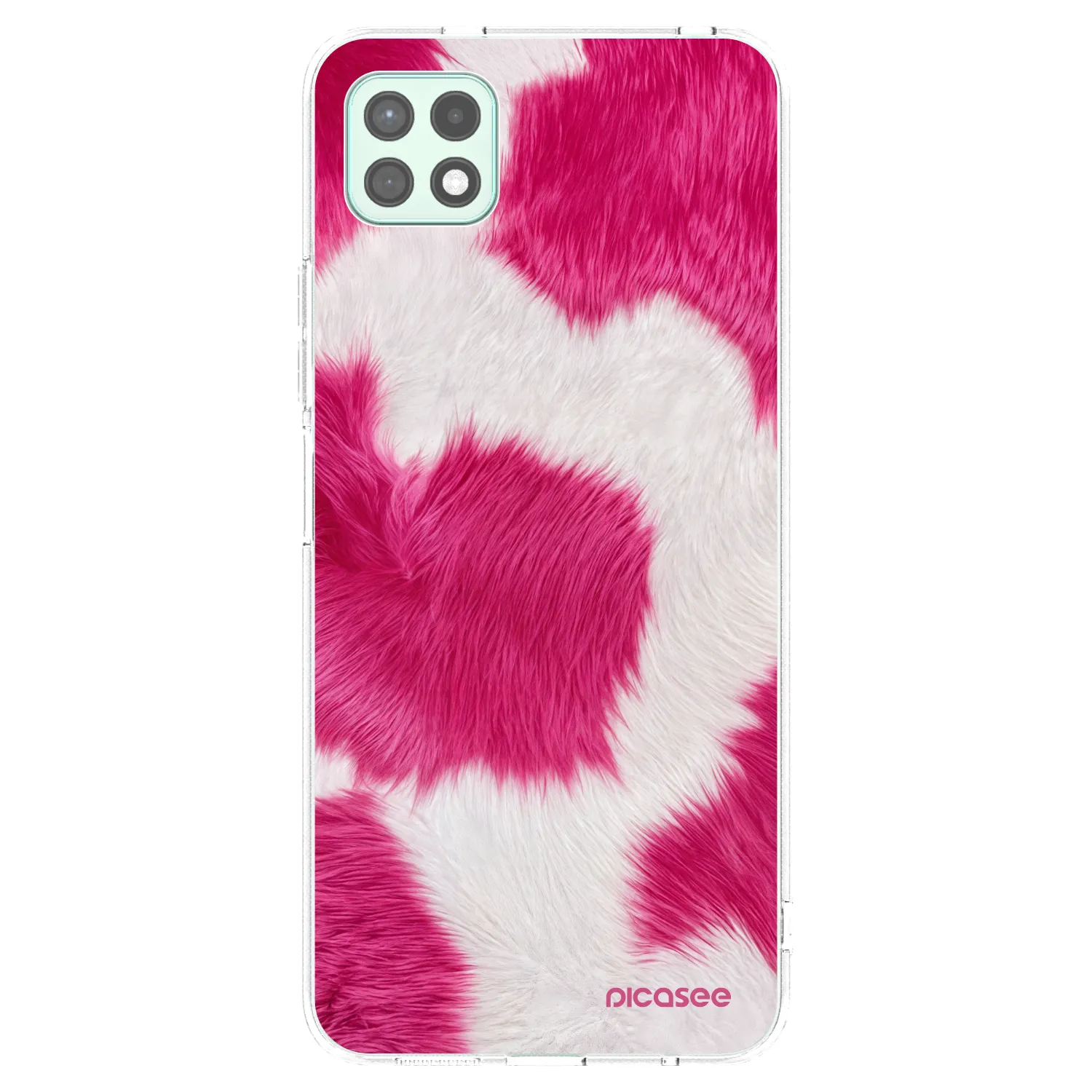 Picasee husă transparentă din silicon pentru Samsung Galaxy A22 A226B 5G - Pink Moo