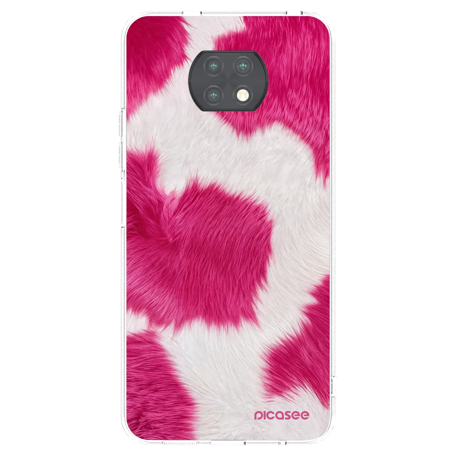 Picasee husă transparentă din silicon pentru Xiaomi Redmi Note 9T - Pink Moo