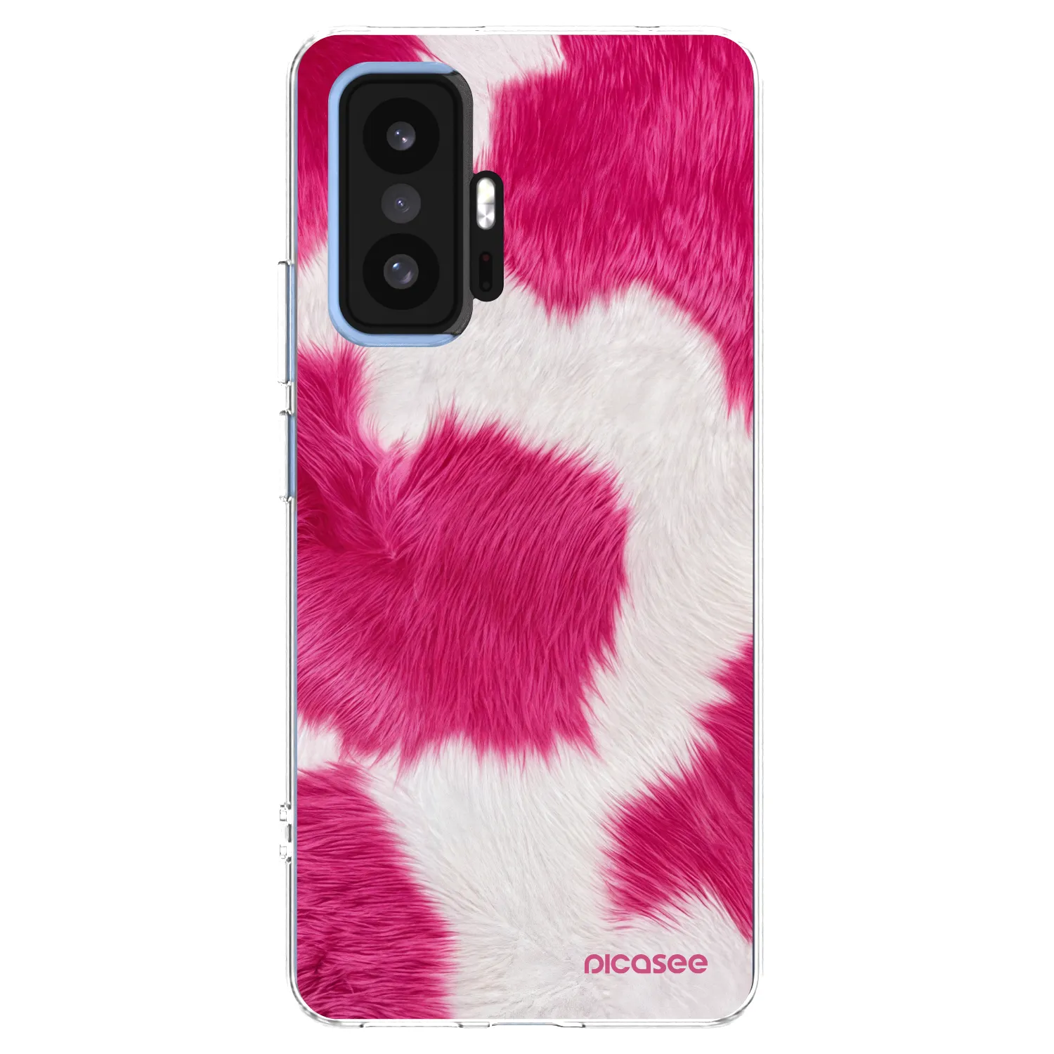 Picasee husă transparentă din silicon pentru Xiaomi 11T - Pink Moo