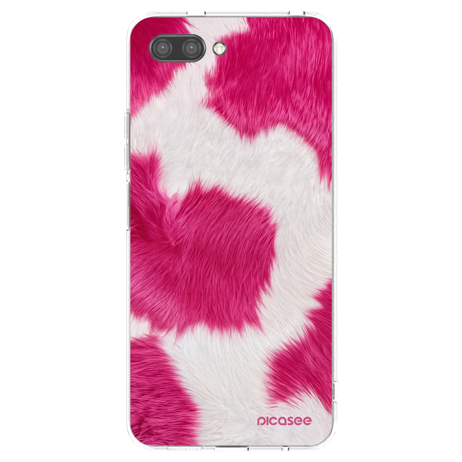 Picasee husă transparentă din silicon pentru Honor 10 - Pink Moo
