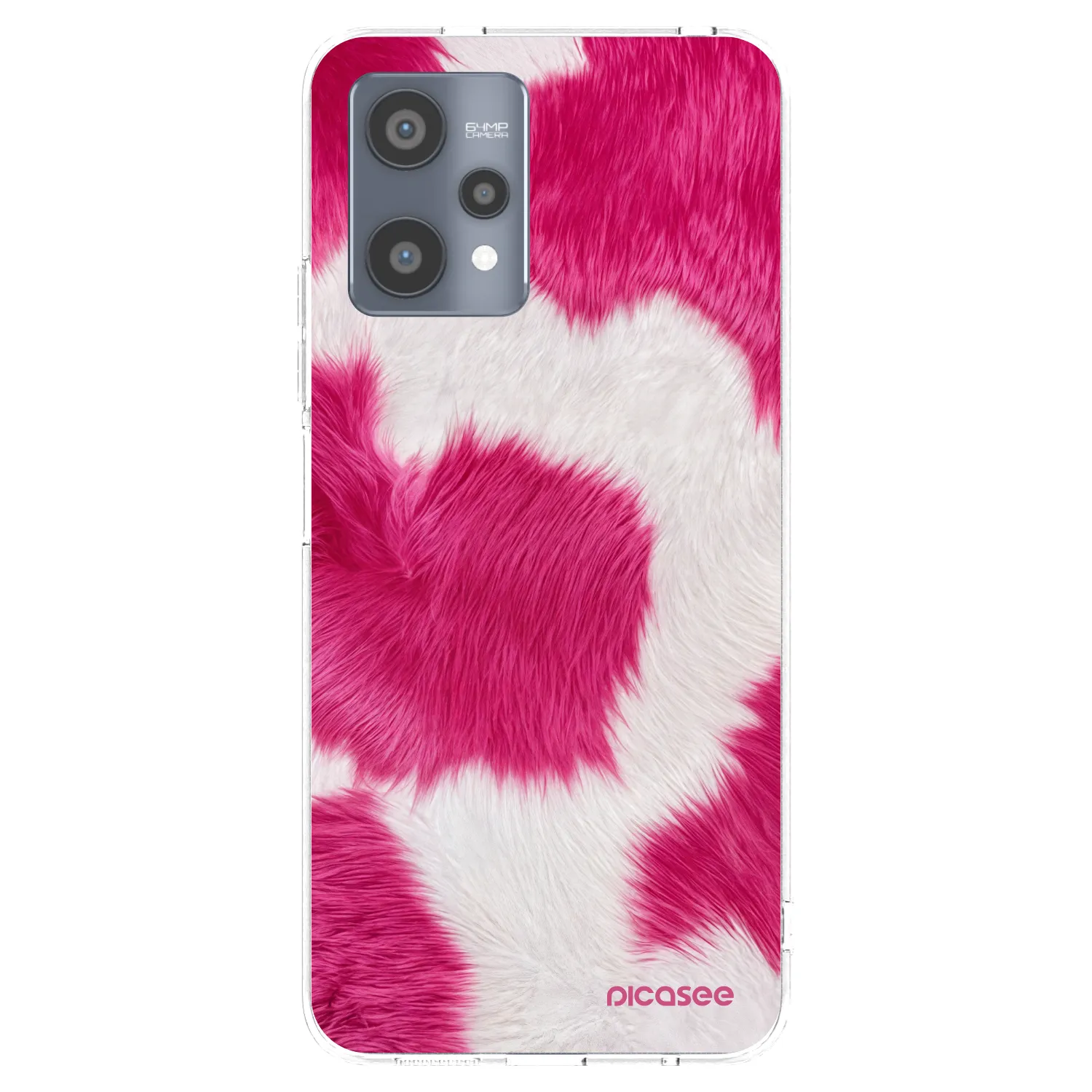 Picasee husă transparentă din silicon pentru Realme 9 Pro 5G - Pink Moo