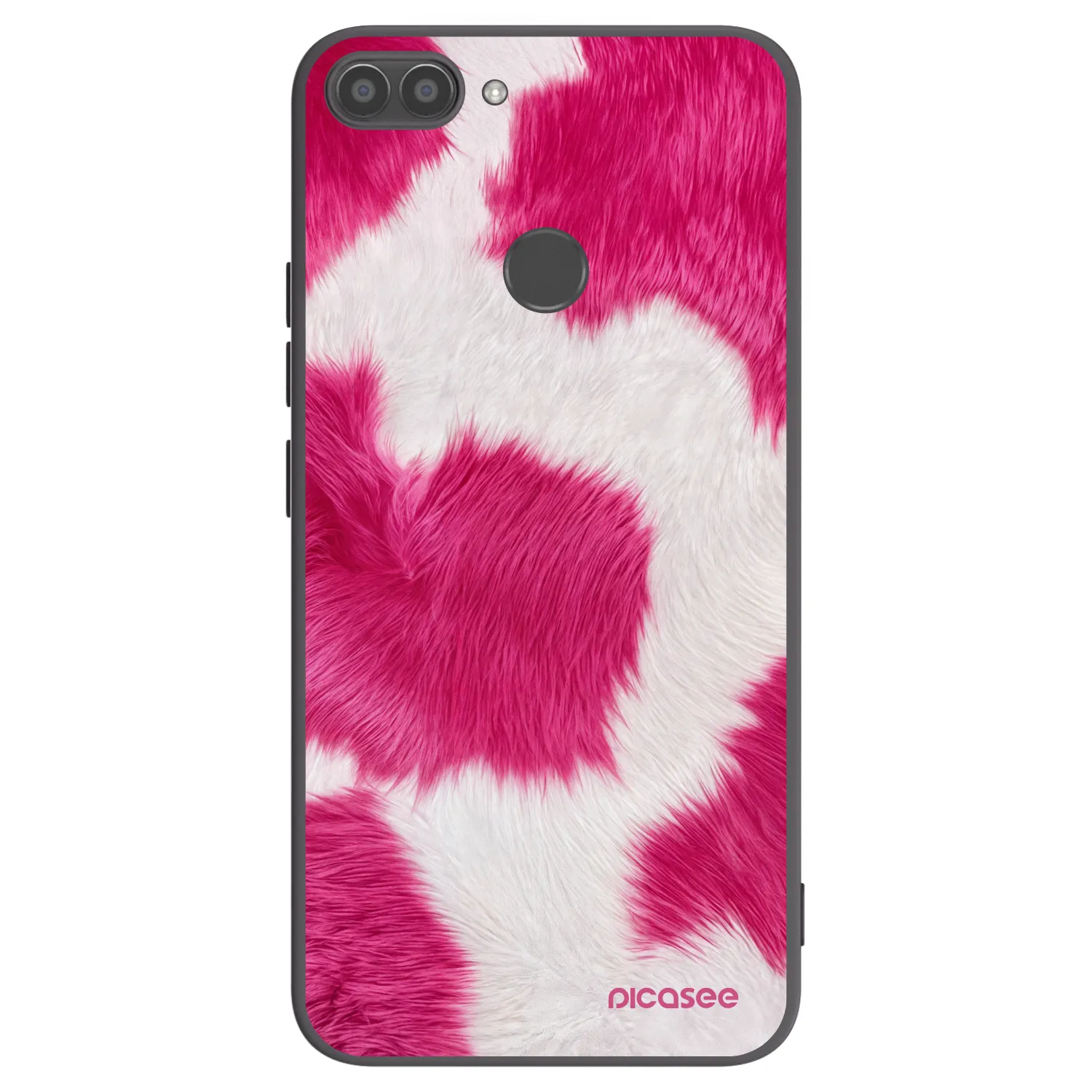 Picasee husă neagră din silicon pentru Huawei P Smart - Pink Moo