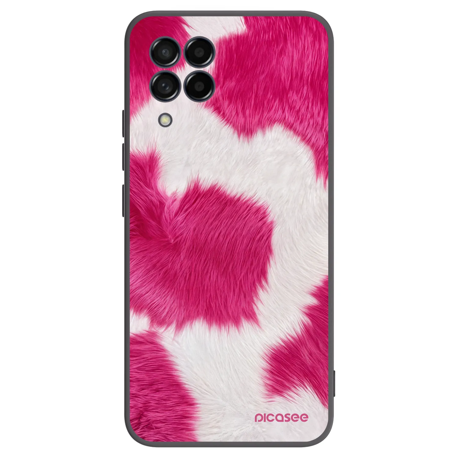 Picasee husă neagră din silicon pentru Samsung Galaxy M53 5G - Pink Moo
