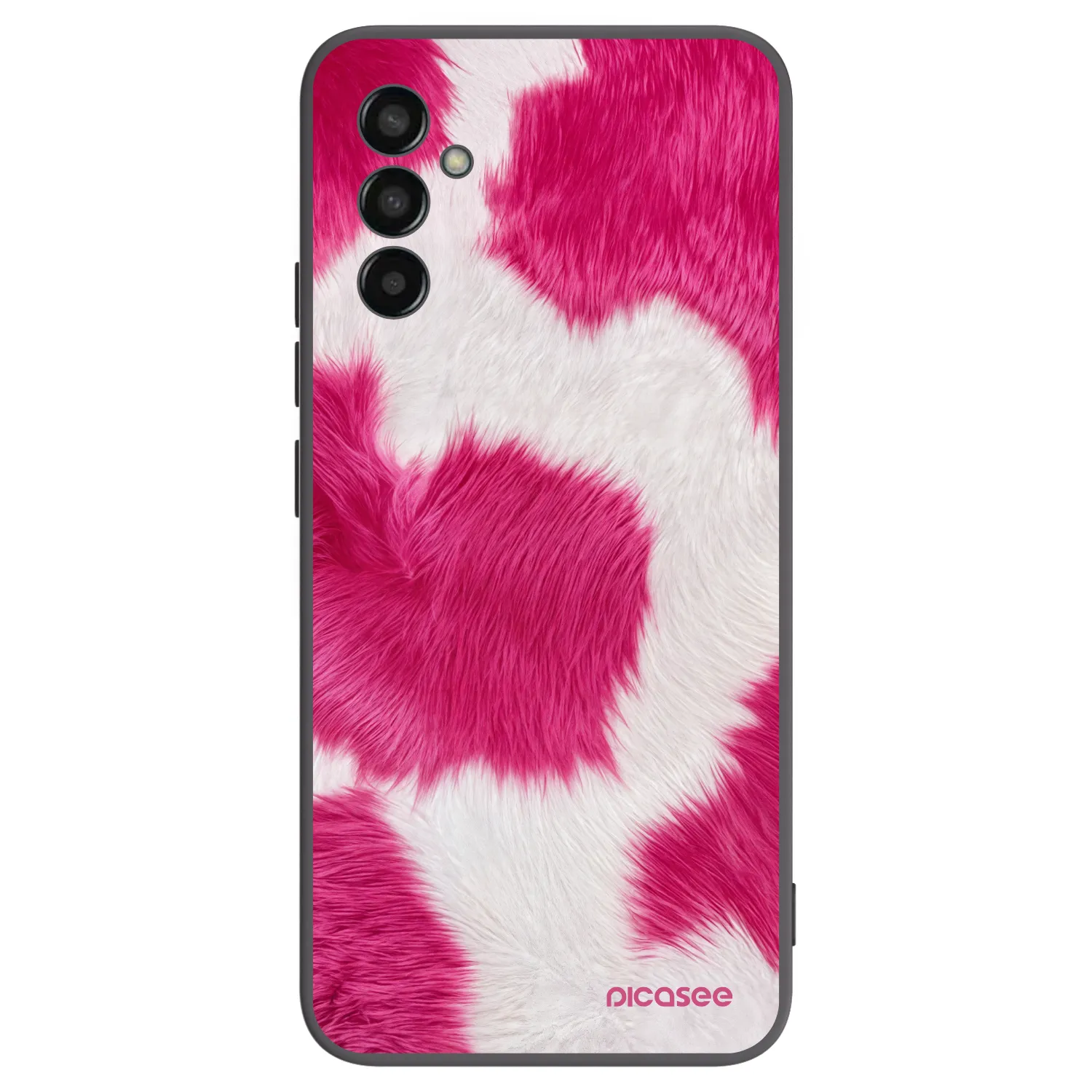 Picasee husă neagră din silicon pentru Samsung Galaxy M13 M135F - Pink Moo