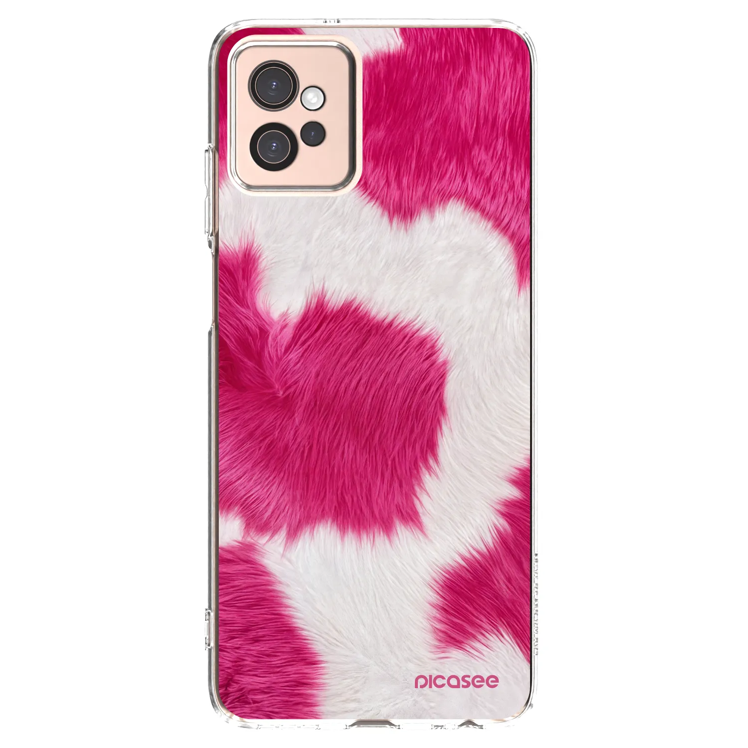 Picasee husă transparentă din silicon pentru Motorola Moto G32 - Pink Moo