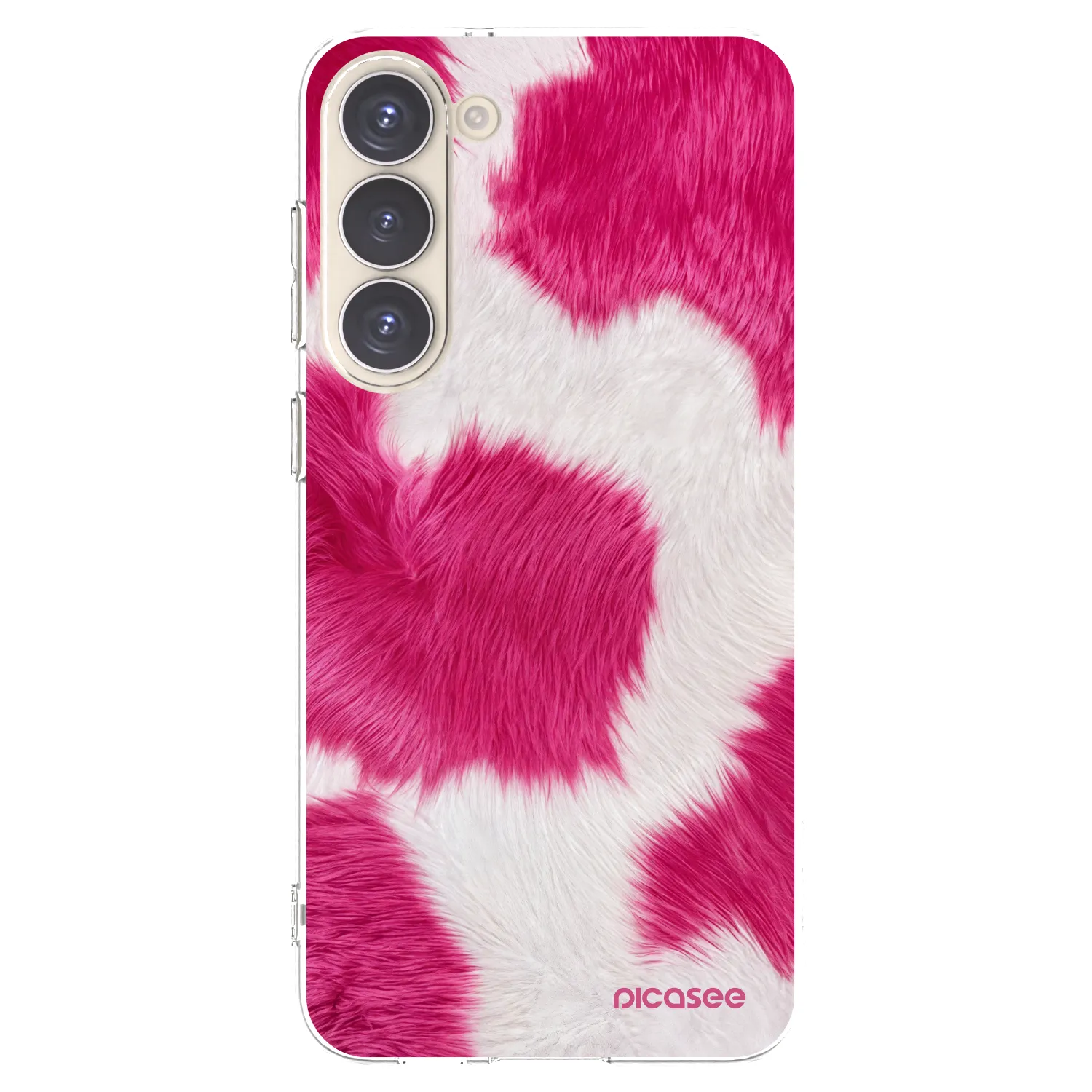 Picasee husă transparentă din silicon pentru Samsung Galaxy S23+ 5G - Pink Moo