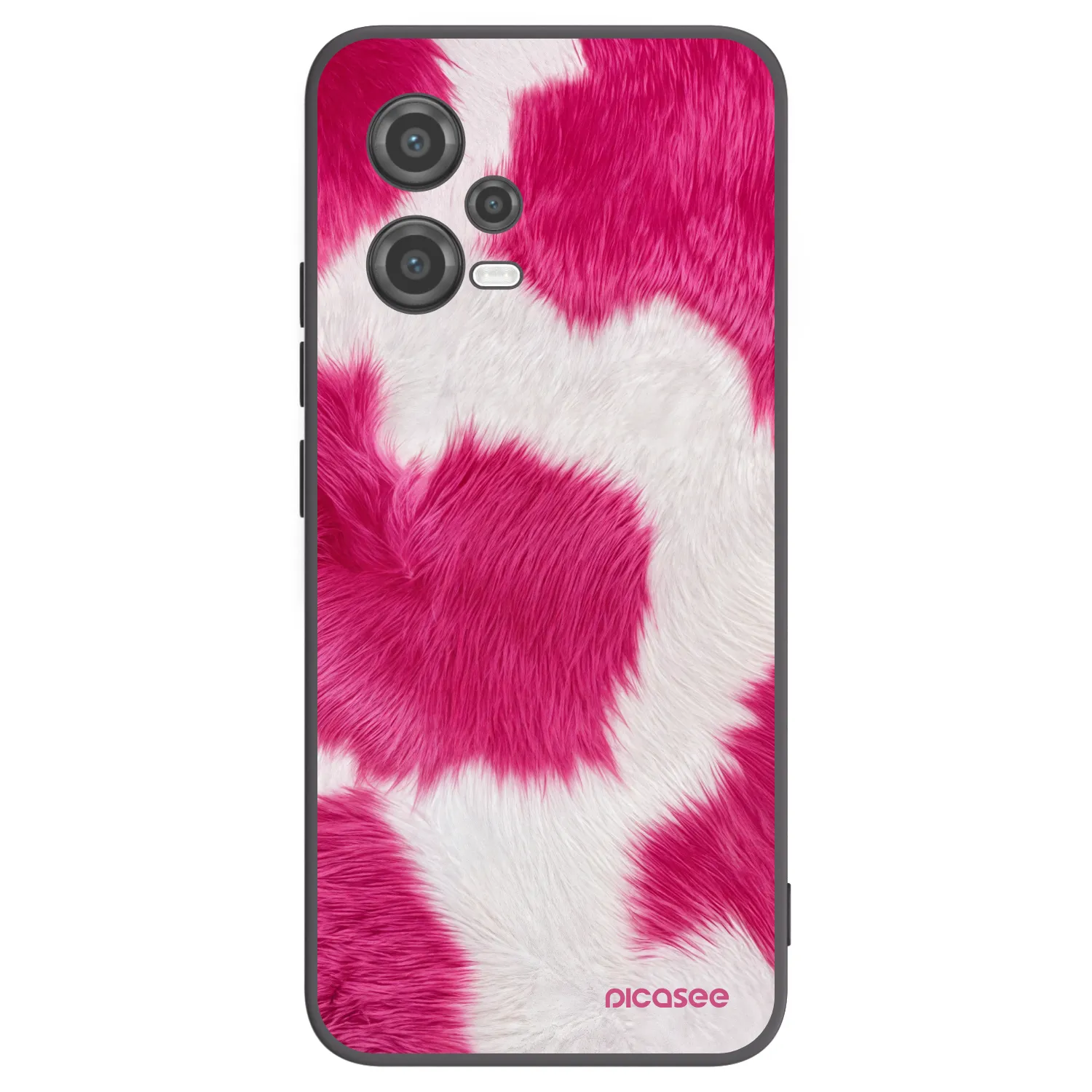 Picasee husă neagră din silicon pentru Xiaomi Poco X5 - Pink Moo