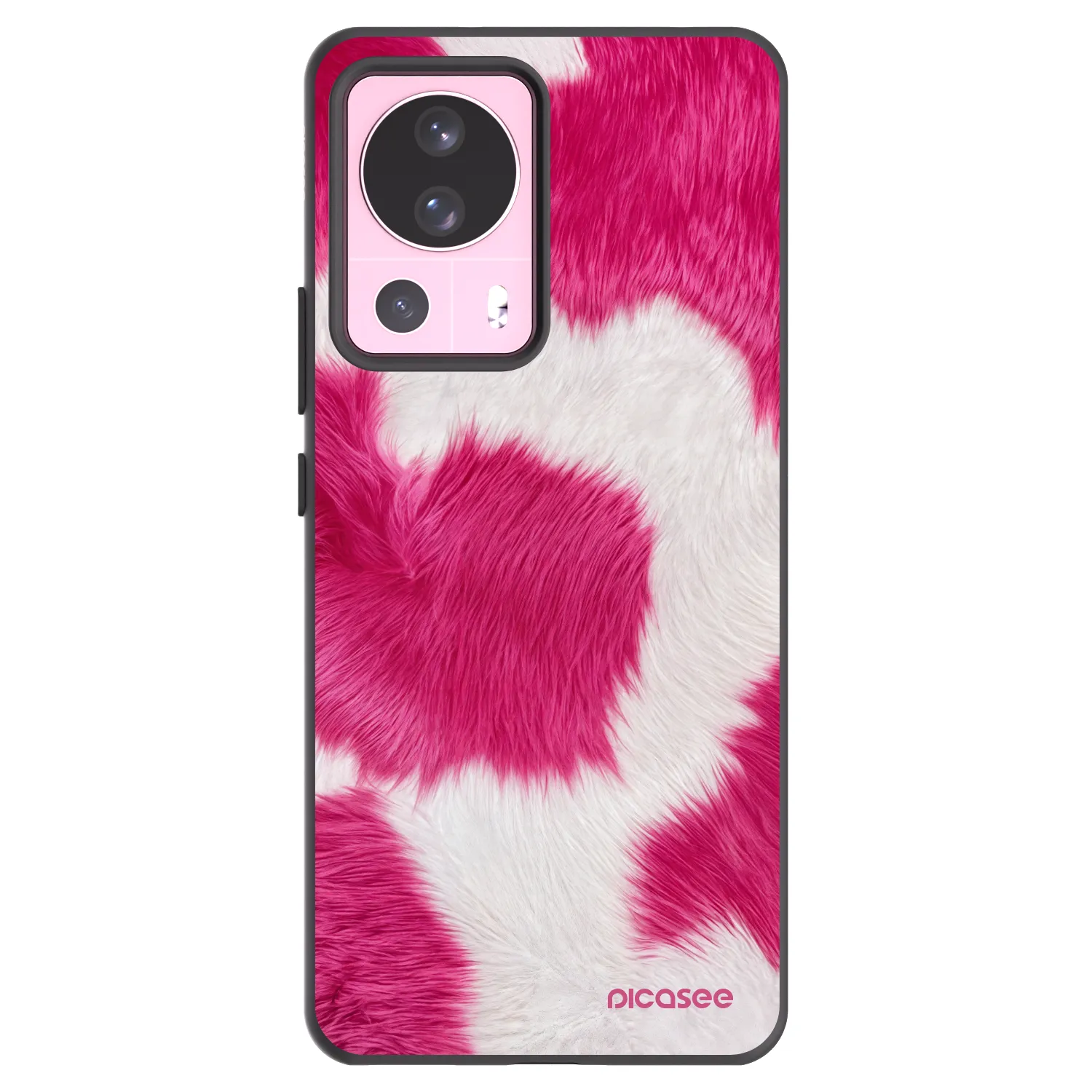 Picasee husă neagră din silicon pentru Xiaomi 13 Lite - Pink Moo