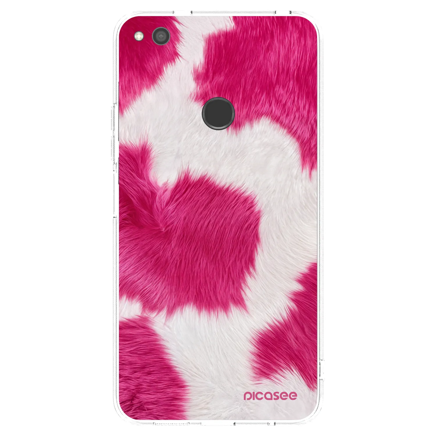Picasee husă transparentă din silicon pentru Huawei P9 Lite 2017 - Pink Moo