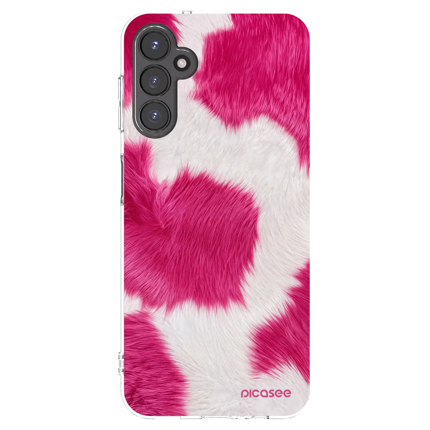 Picasee husă transparentă din silicon pentru Samsung Galaxy A14 5G A146P - Pink Moo