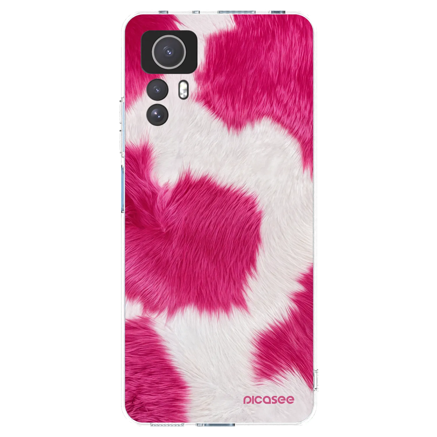 Picasee husă transparentă din silicon pentru Xiaomi Redmi Note 12S - Pink Moo