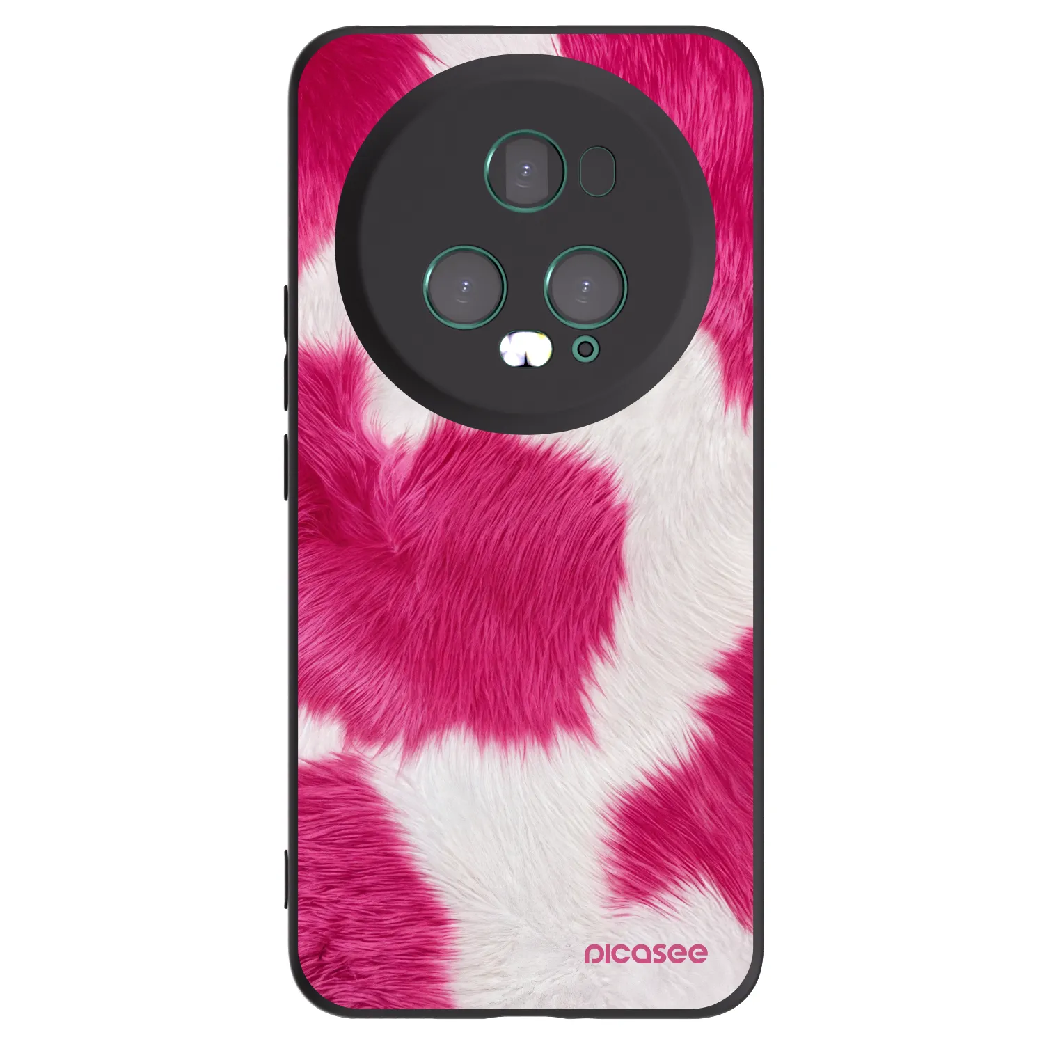 Picasee husă neagră din silicon pentru Honor Magic5 Pro - Pink Moo
