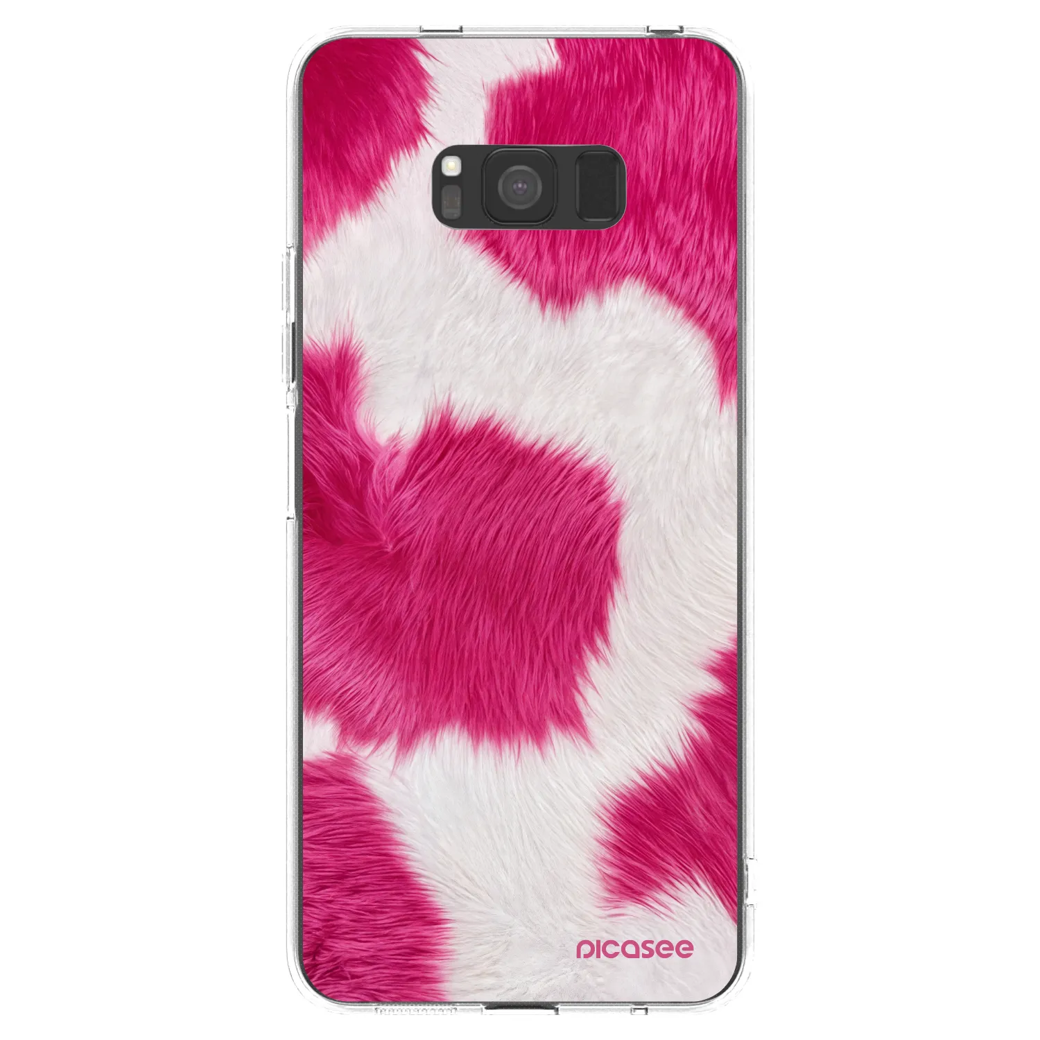 Picasee husă transparentă din silicon pentru Samsung Galaxy S8 G950F - Pink Moo