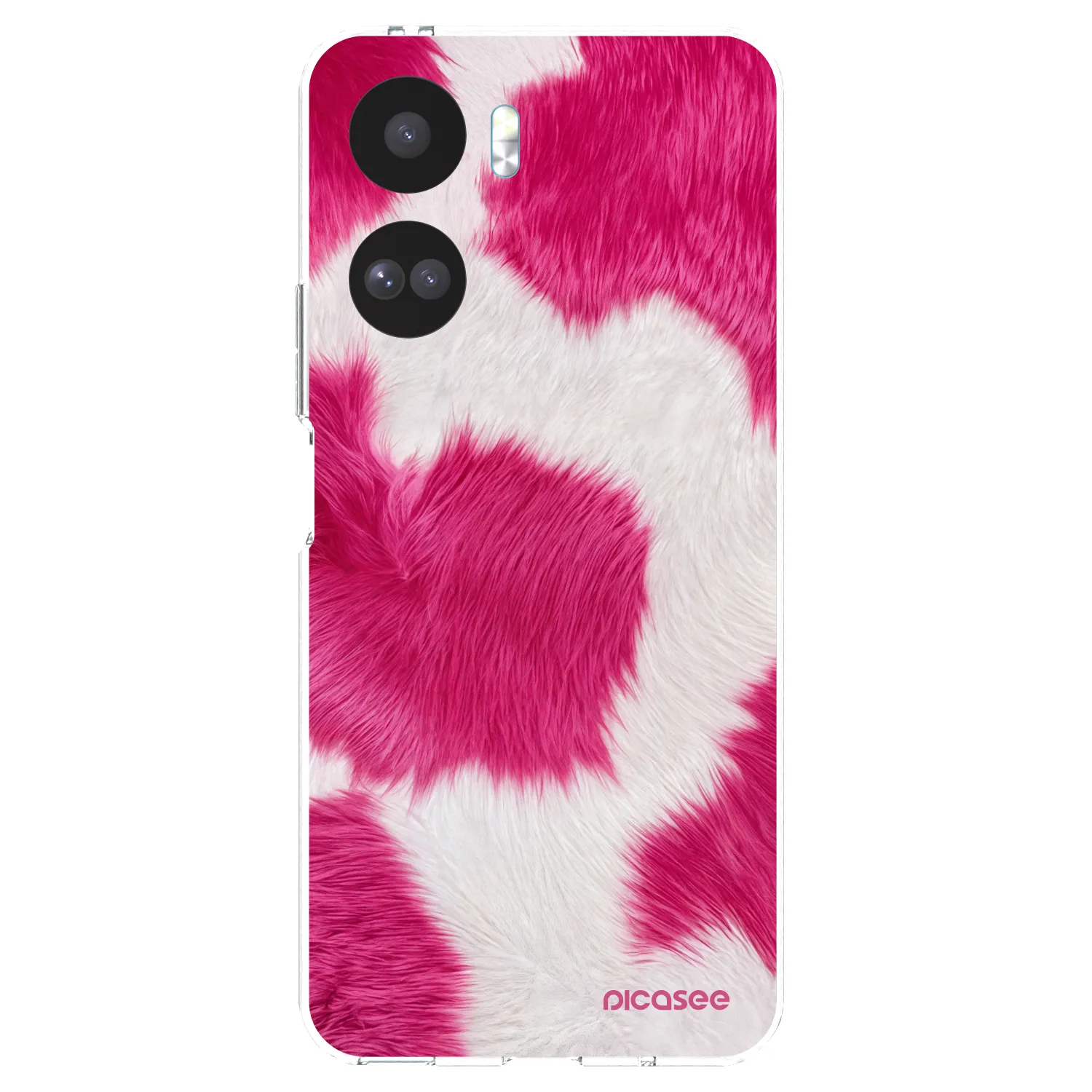Picasee husă transparentă din silicon pentru Honor 90 Lite 5G - Pink Moo