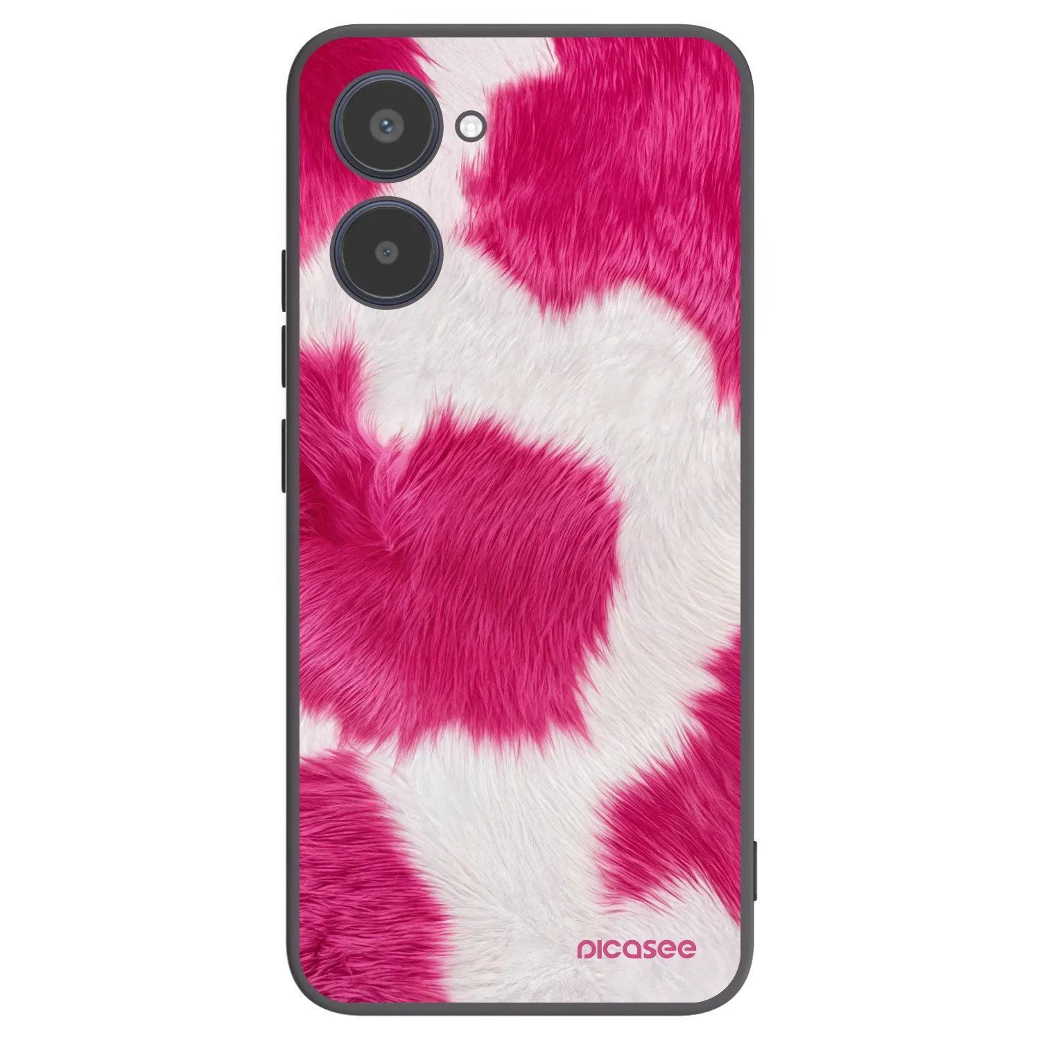 Picasee husă neagră din silicon pentru Realme 10 4G - Pink Moo