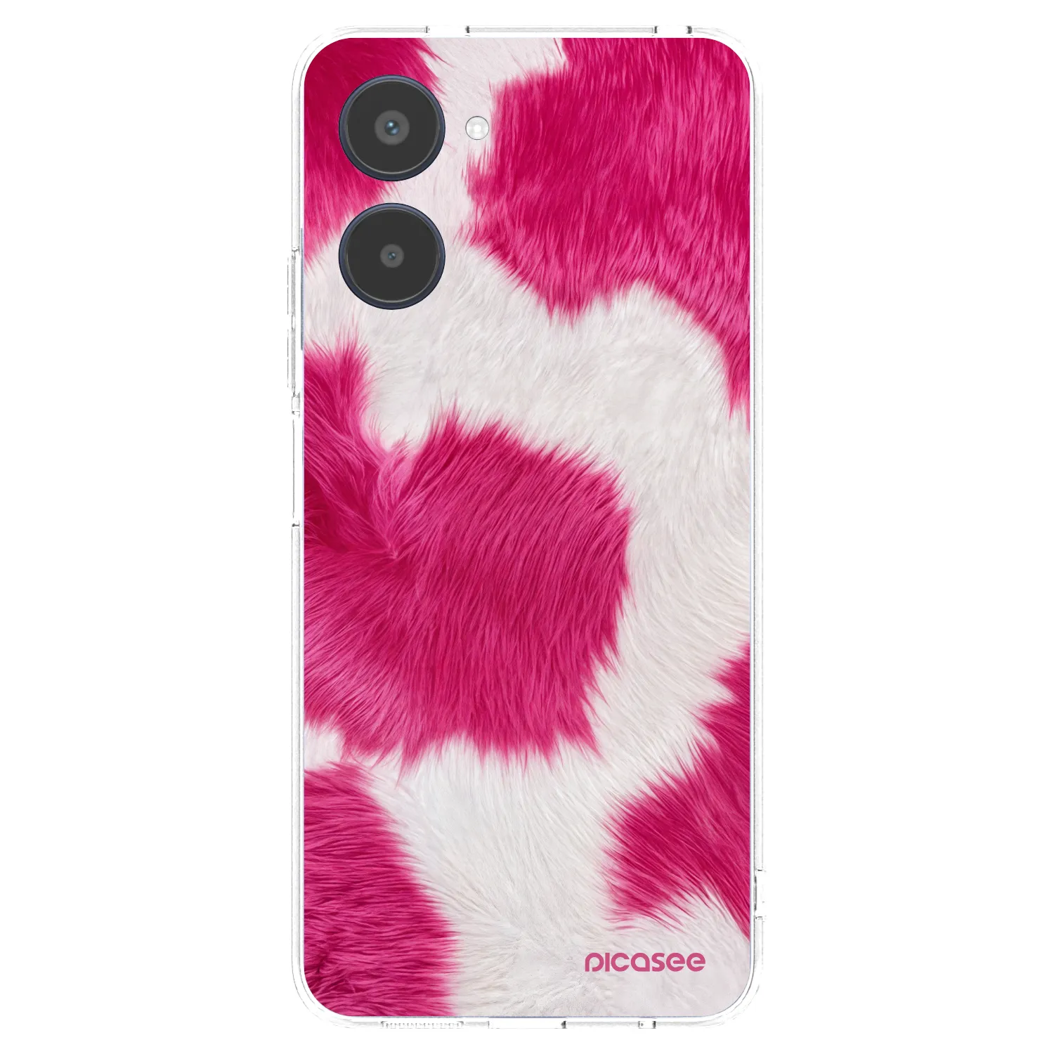 Picasee husă transparentă din silicon pentru Realme 10 4G - Pink Moo