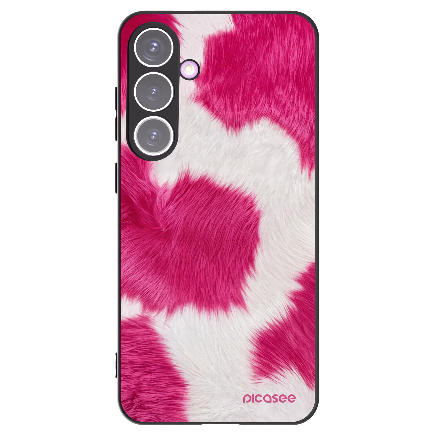 Picasee husă neagră din silicon pentru Samsung Galaxy S24+ S926B 5G - Pink Moo