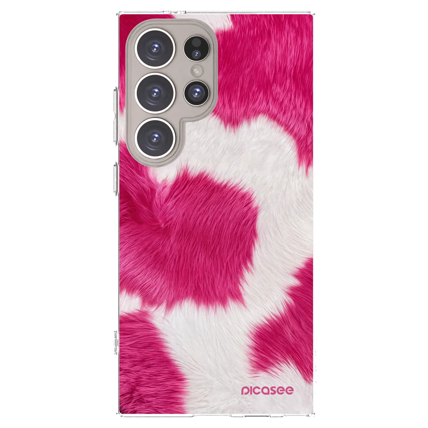 Picasee husă transparentă din silicon pentru Samsung Galaxy S24 Ultra S928B 5G - Pink Moo