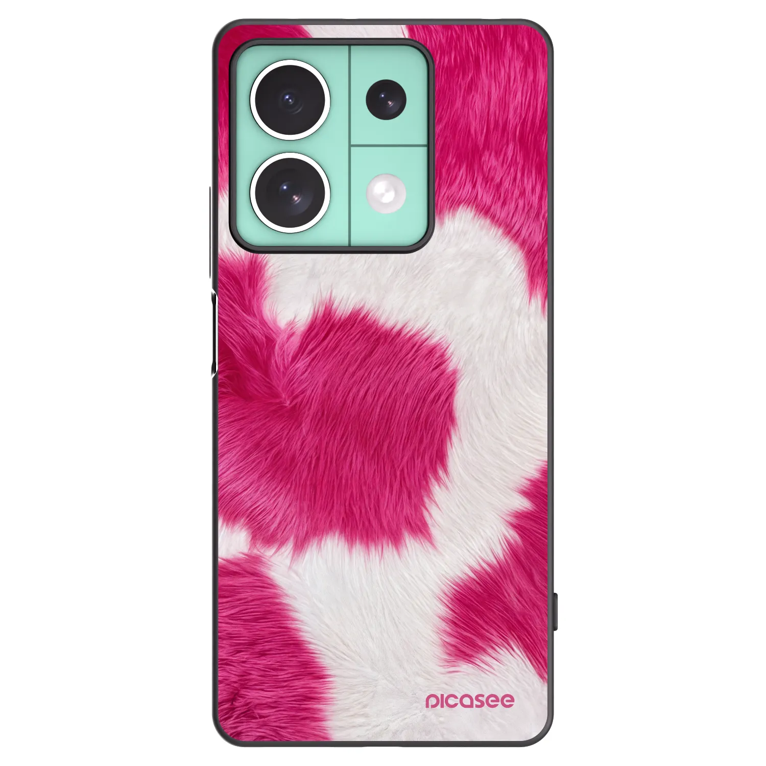 Picasee husă neagră din silicon pentru Xiaomi Redmi Note 13 5G - Pink Moo