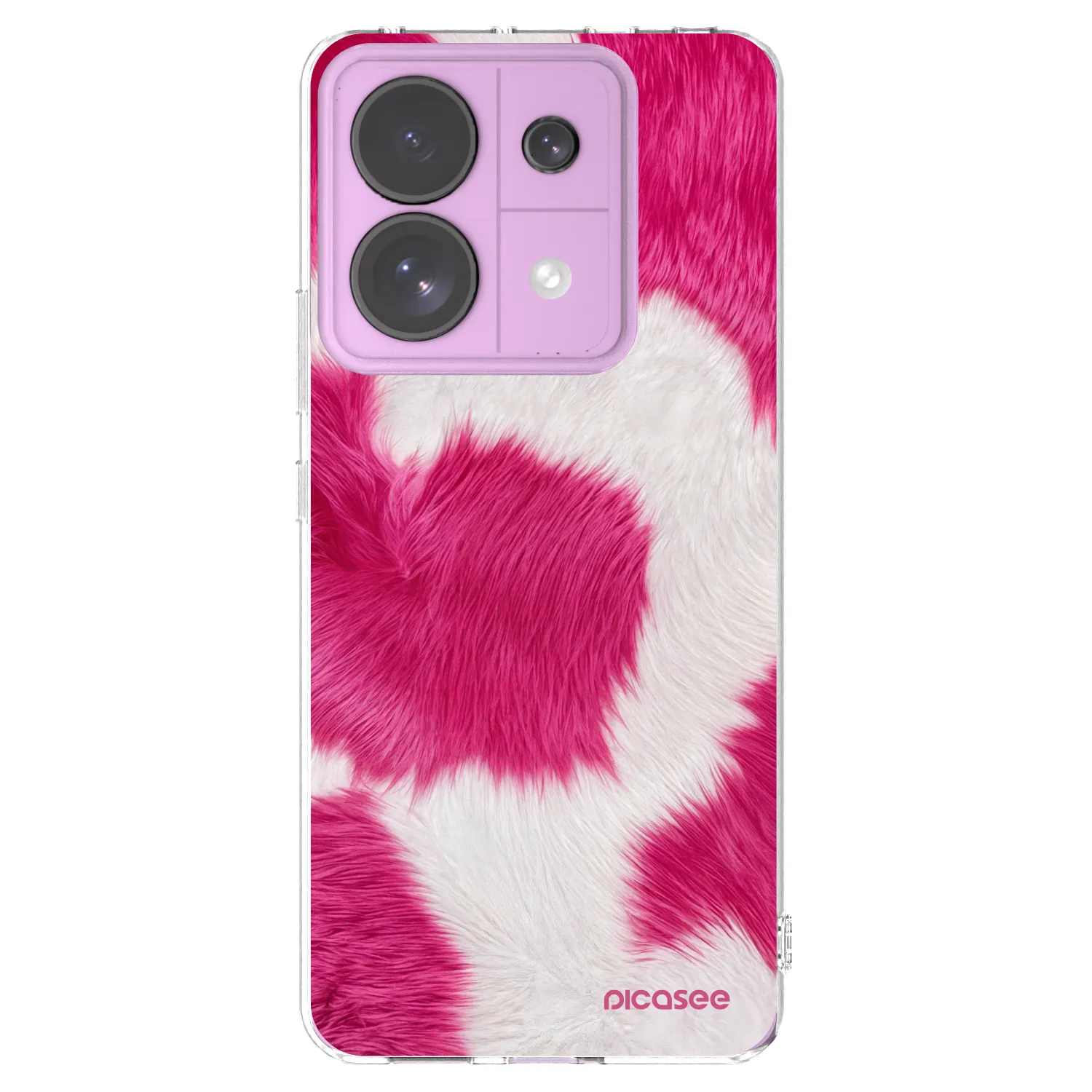 Picasee husă transparentă din silicon pentru Xiaomi Redmi Note 13 Pro 5G - Pink Moo