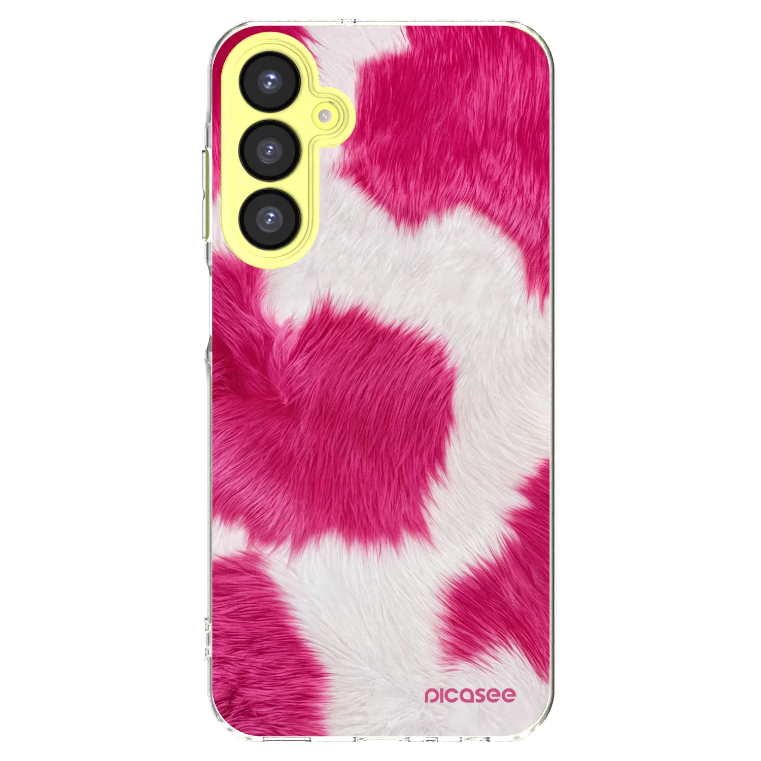 Picasee husă transparentă din silicon pentru Samsung Galaxy A25 A256B 5G - Pink Moo