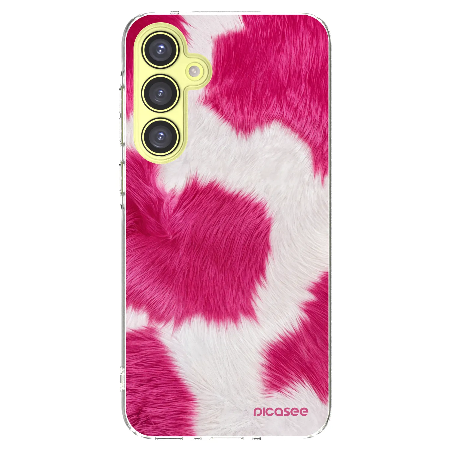 Picasee husă transparentă din silicon pentru Samsung Galaxy A35 5G A356B - Pink Moo