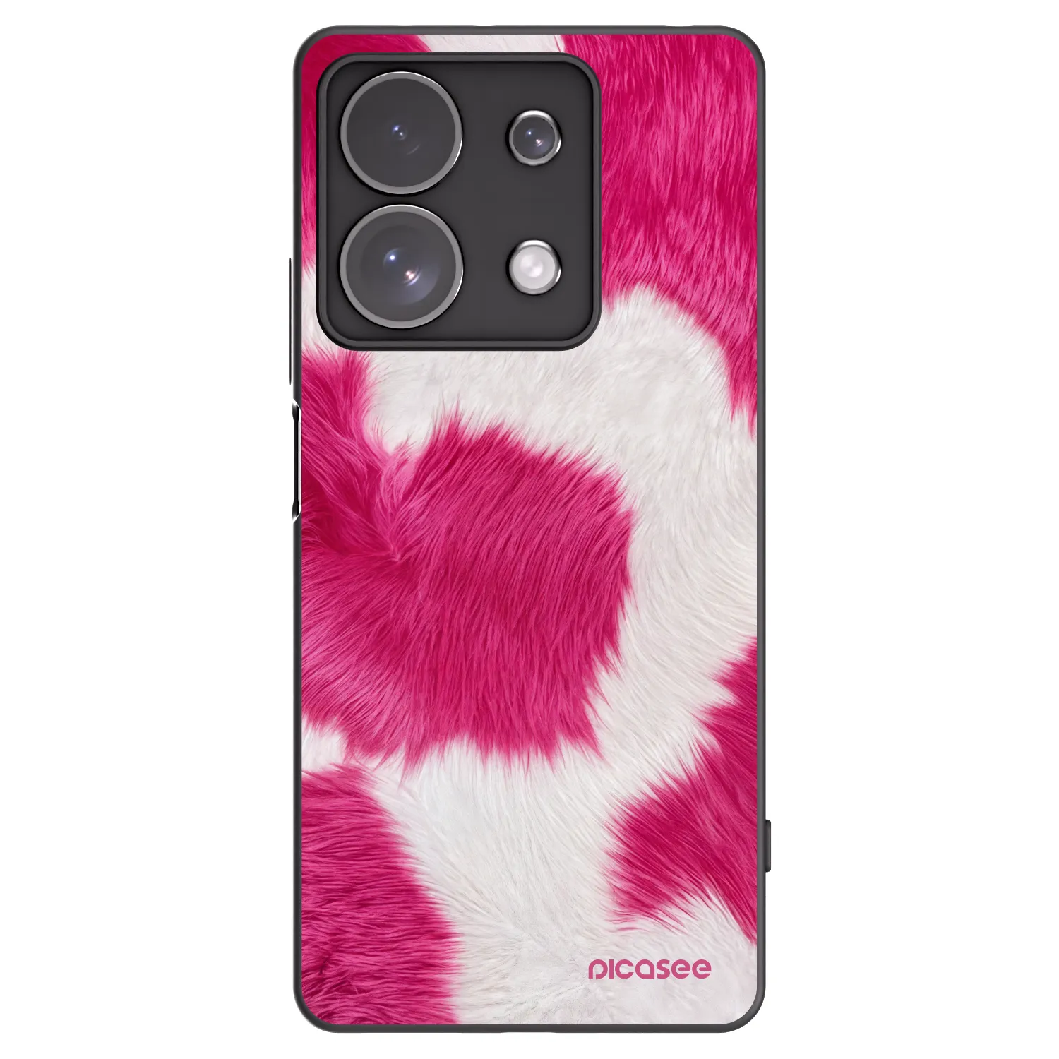 Picasee husă neagră din silicon pentru Xiaomi Redmi Note 13 Pro 4G - Pink Moo