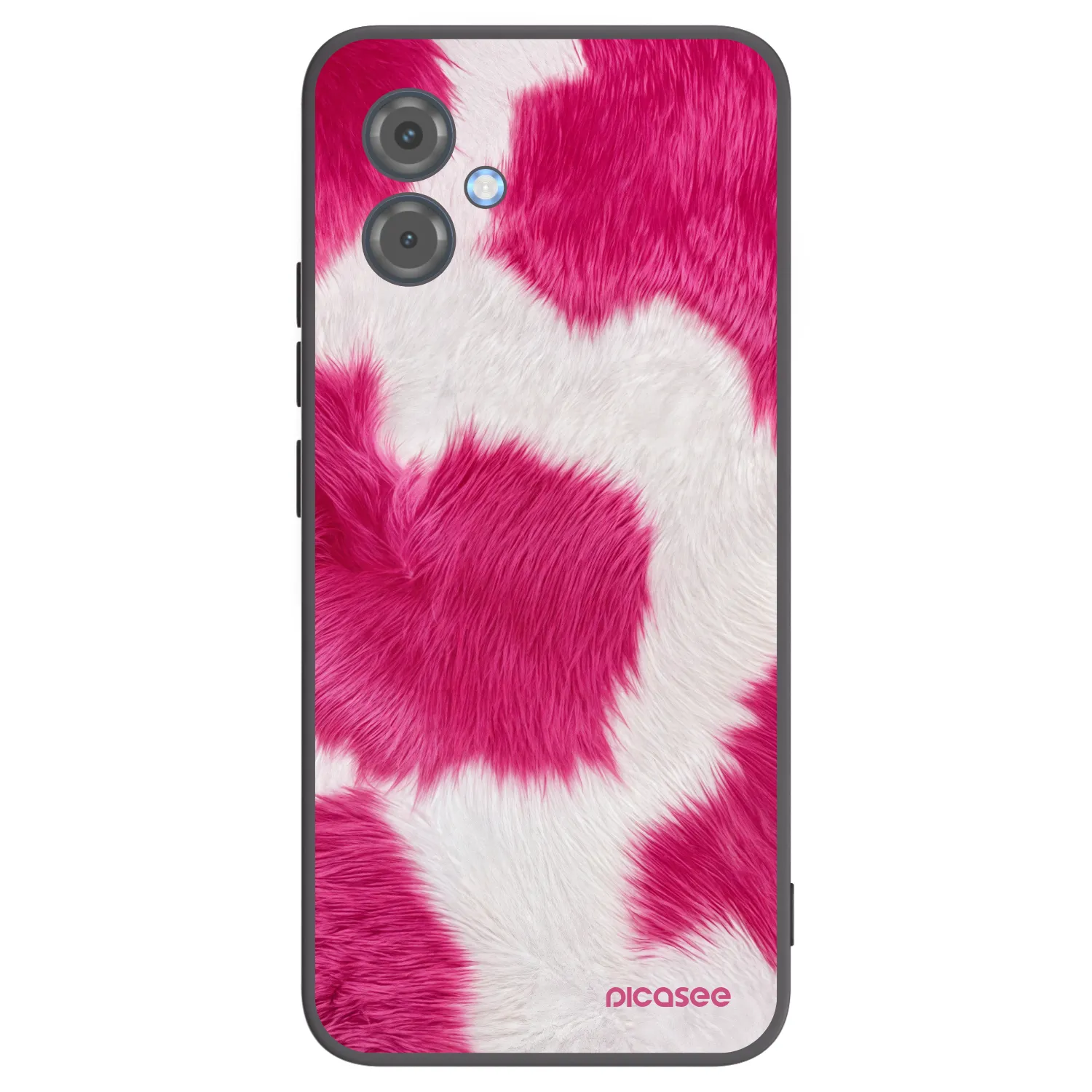 Picasee husă neagră din silicon pentru Motorola Moto G14 - Pink Moo