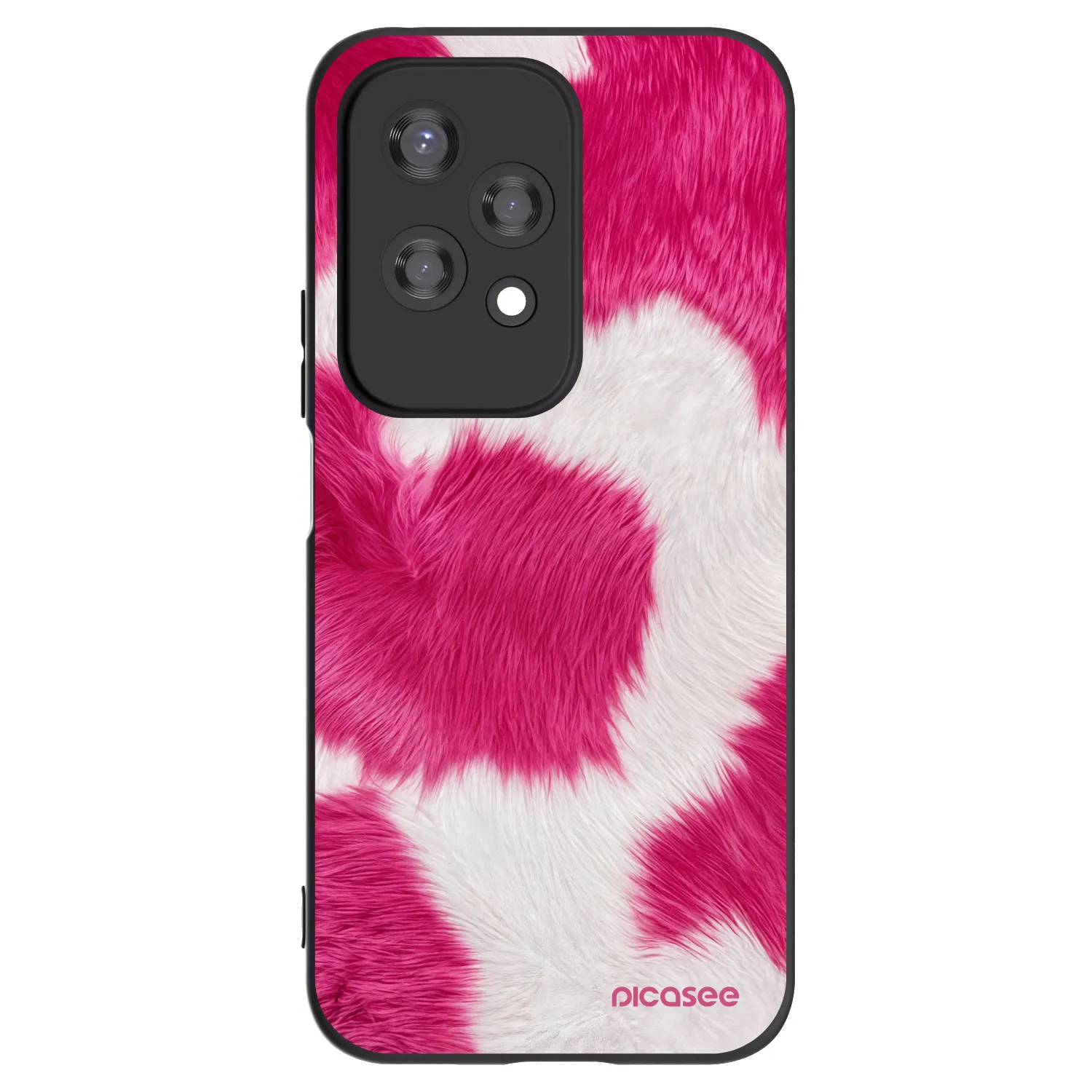 Picasee husă neagră din silicon pentru Honor 200 Lite - Pink Moo