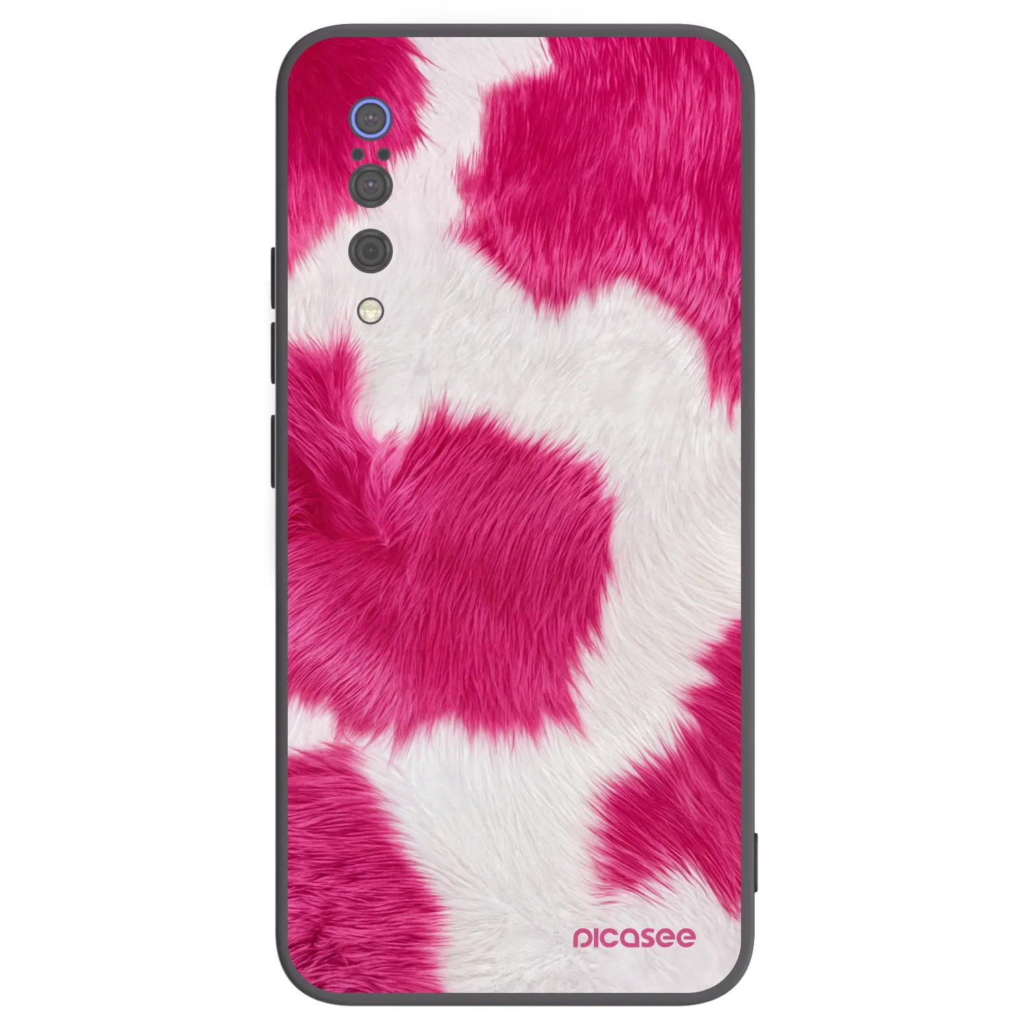 Picasee husă neagră din silicon pentru Xiaomi Mi 9 - Pink Moo