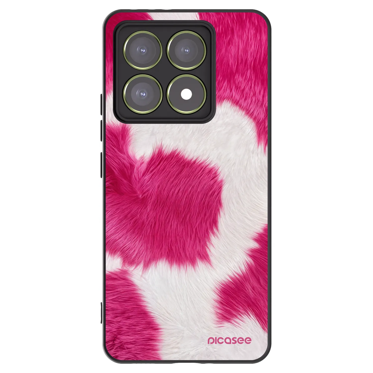 Picasee husă neagră din silicon pentru Xiaomi 14T - Pink Moo
