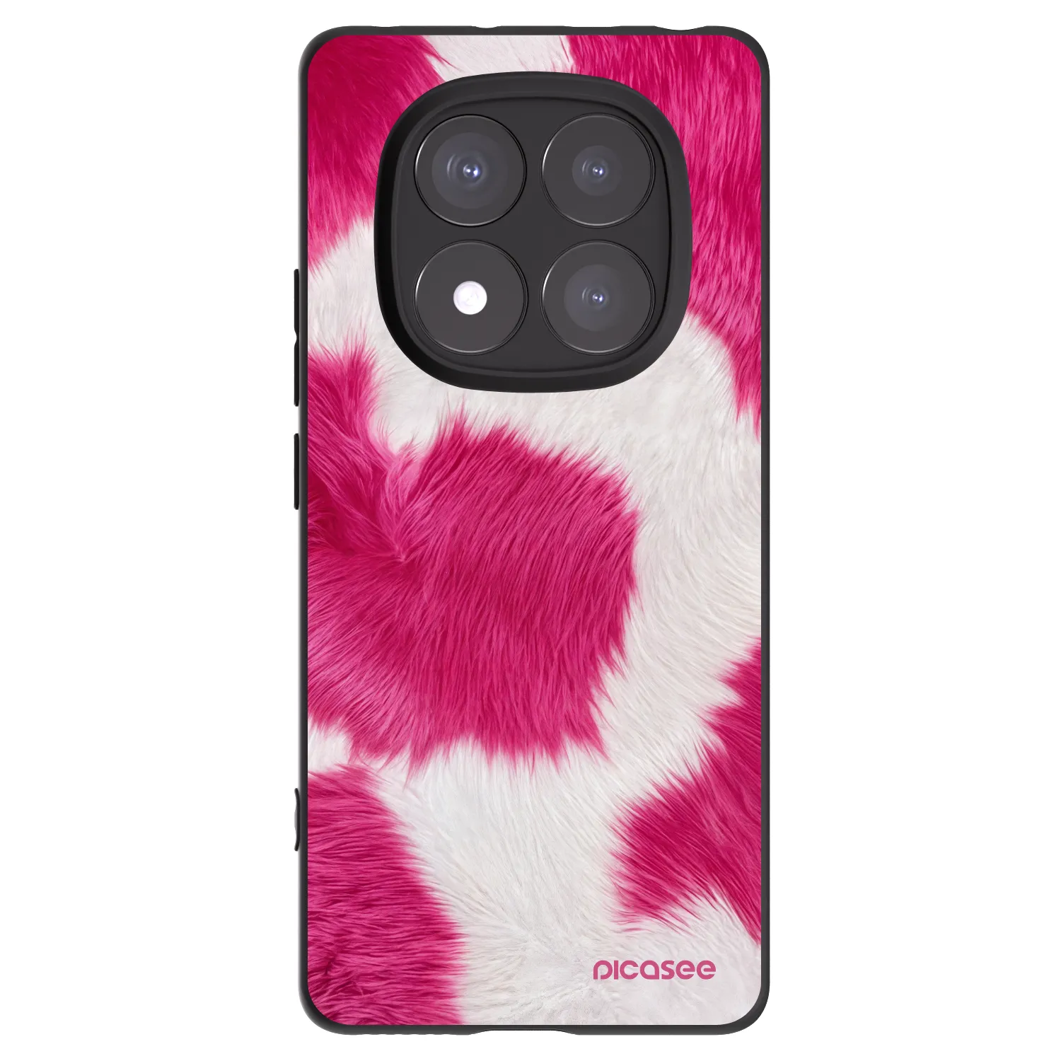 Picasee husă neagră din silicon pentru Xiaomi Redmi Note 14 Pro+ 5G - Pink Moo