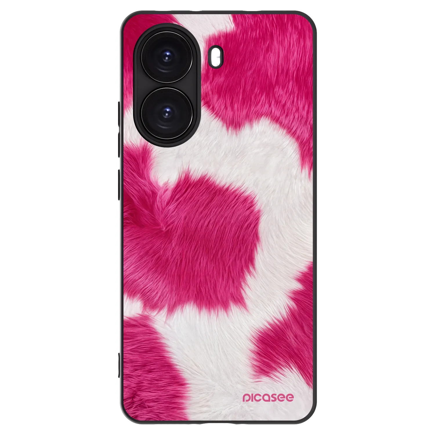 Picasee husă neagră din silicon pentru Xiaomi Poco X7 Pro 5G - Pink Moo