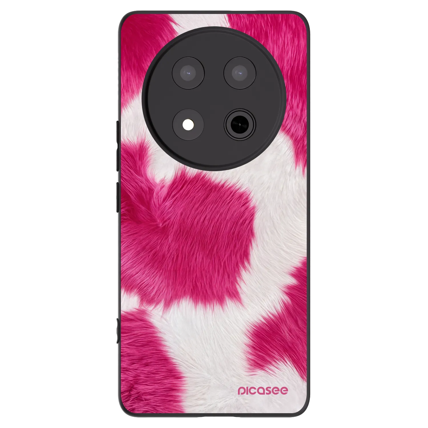 Picasee husă neagră din silicon pentru Honor Magic7 Lite 5G - Pink Moo