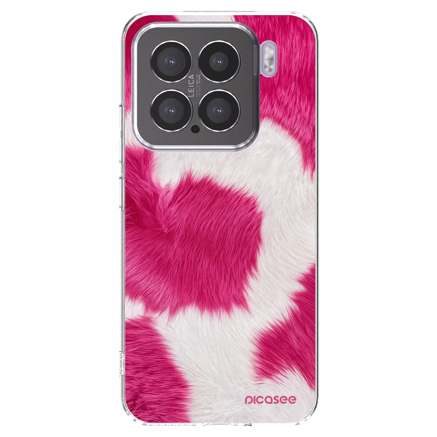 Picasee husă transparentă din silicon pentru Xiaomi 15 - Pink Moo