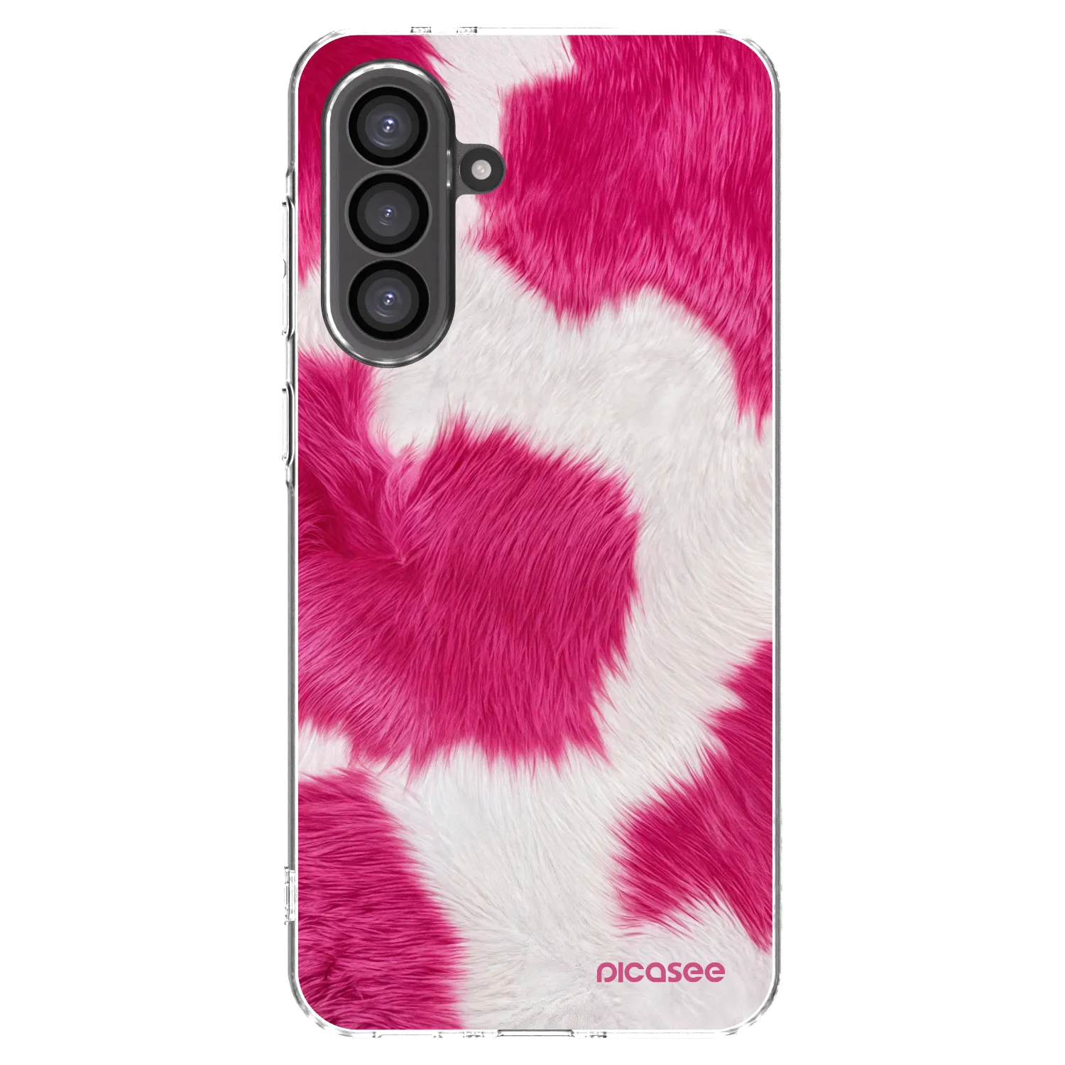 Picasee husă transparentă din silicon pentru Samsung Galaxy A56 5G A566B - Pink Moo