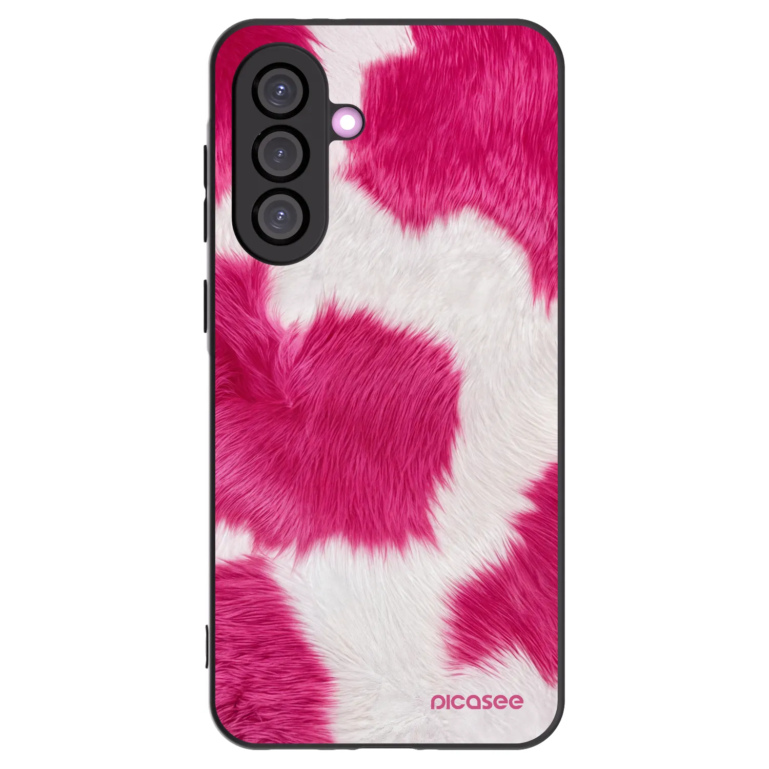 Picasee husă neagră din silicon pentru Samsung Galaxy A36 5G - Pink Moo