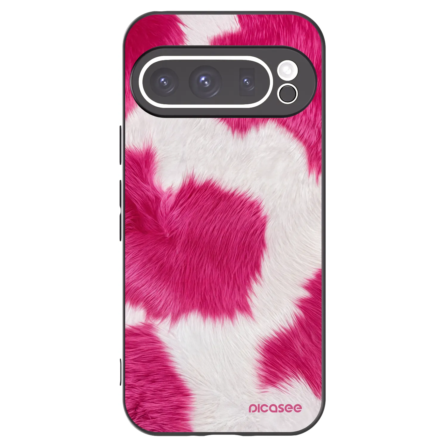Picasee husă neagră din silicon pentru Google Pixel 9 Pro - Pink Moo