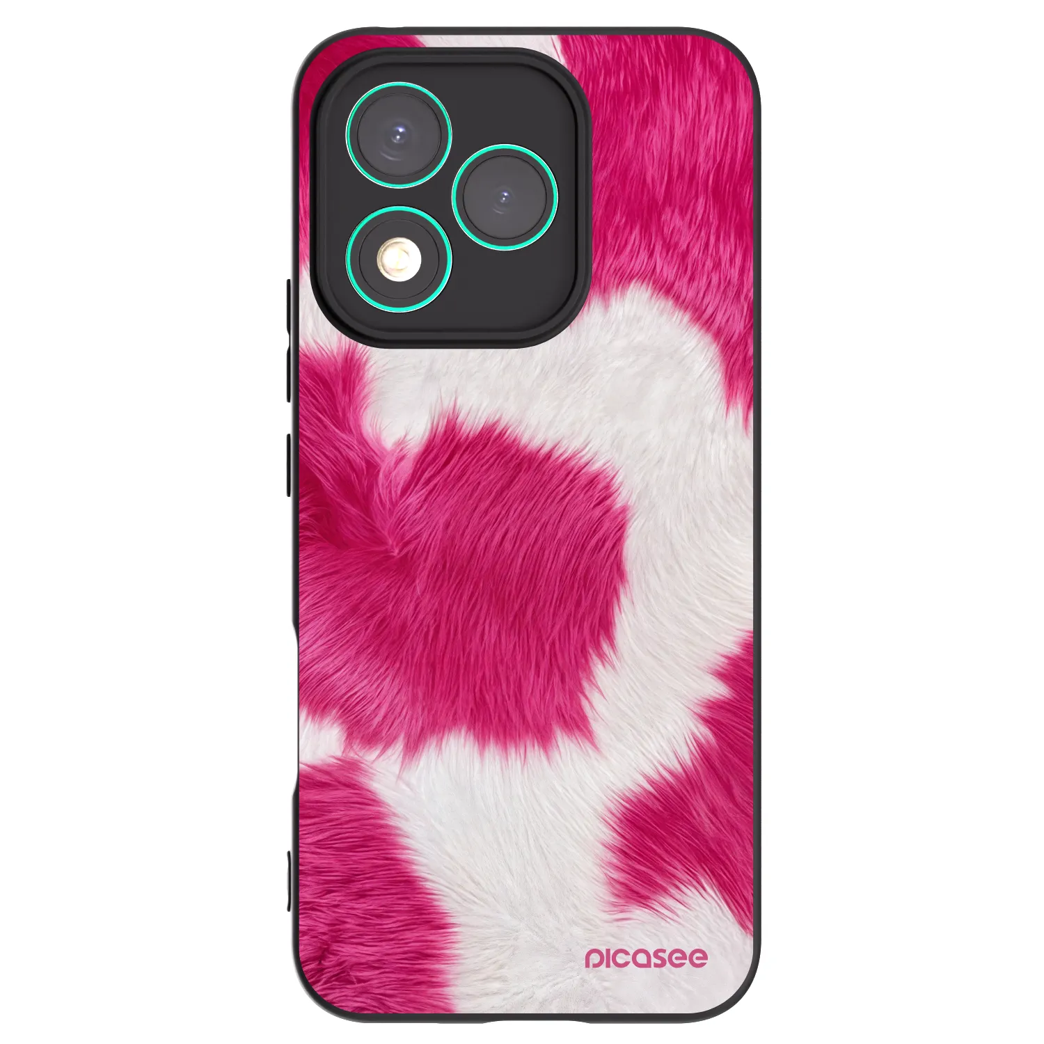 Picasee husă neagră din silicon pentru Honor 400 Lite 5G - Pink Moo